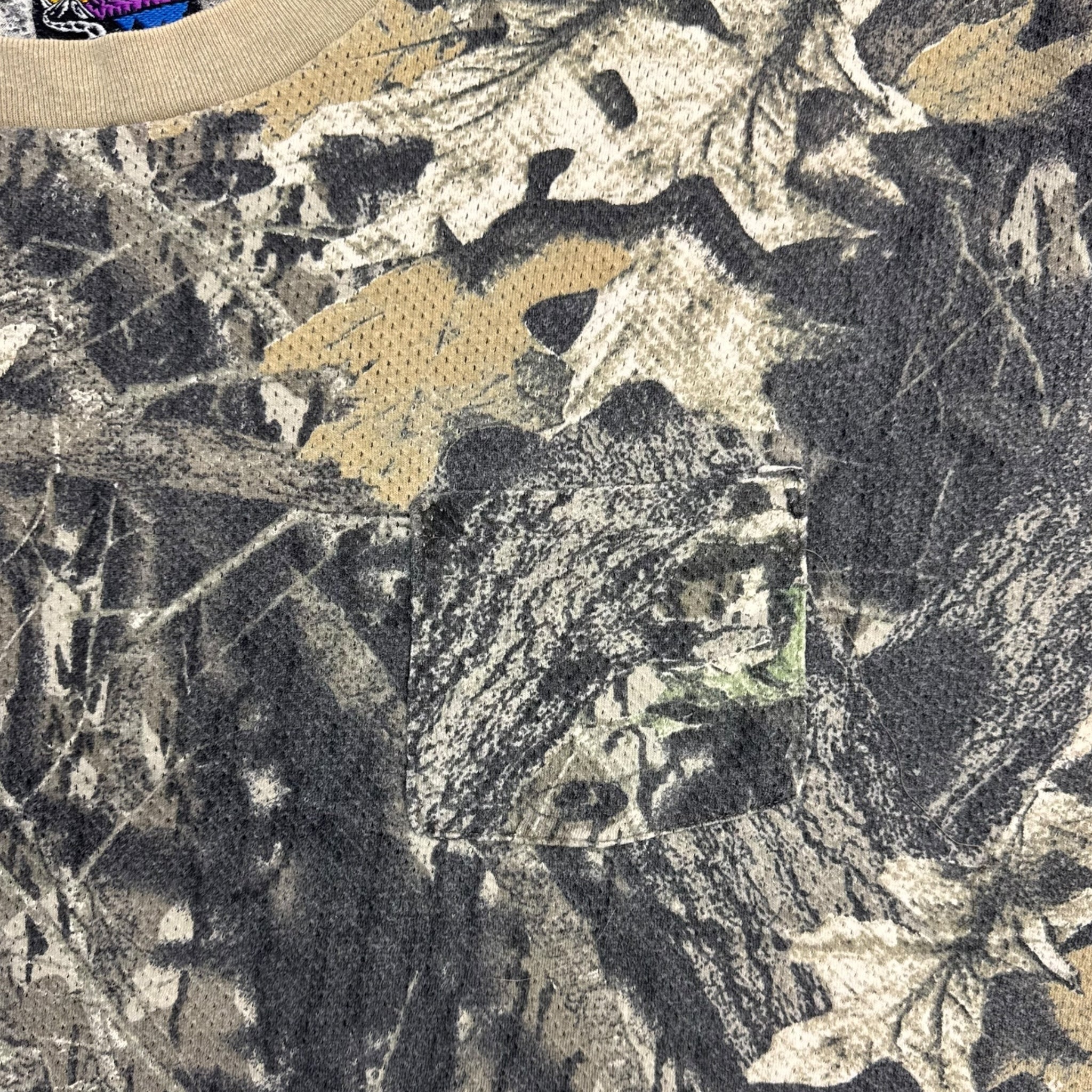 Vintage Sasquatch Camo Thermal Longsleeve Shirt