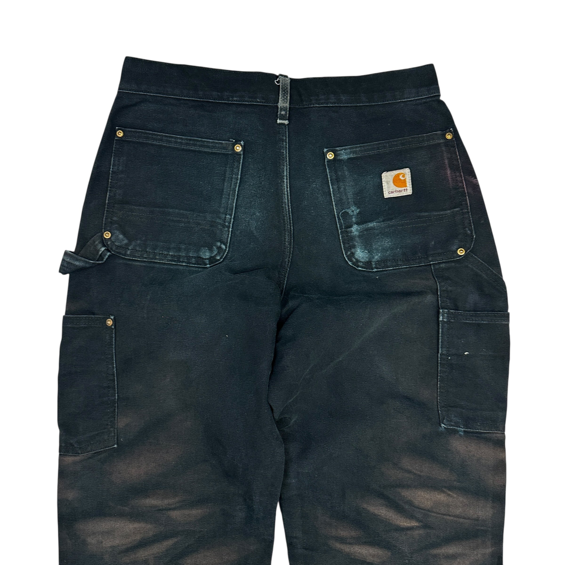 Vintage Carhartt Double Knee Cargo Pants Black
