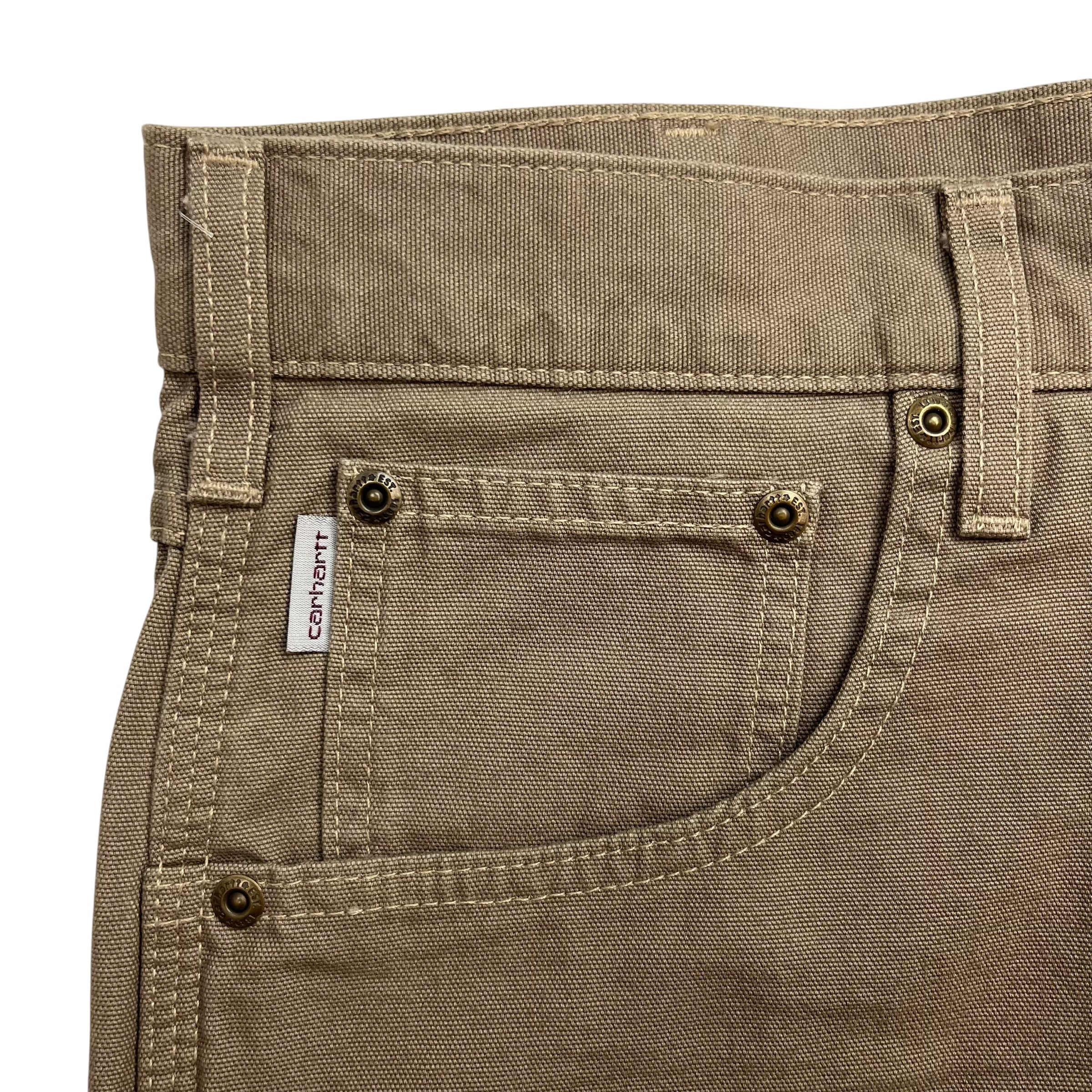 Vintage Carhartt Dungaree Pants Light Brown