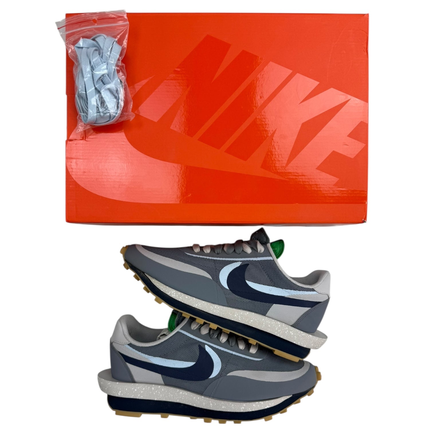 Nike x Sacai LD Waffle Clot Kiss Of Death 2 Cool Grey (Used)