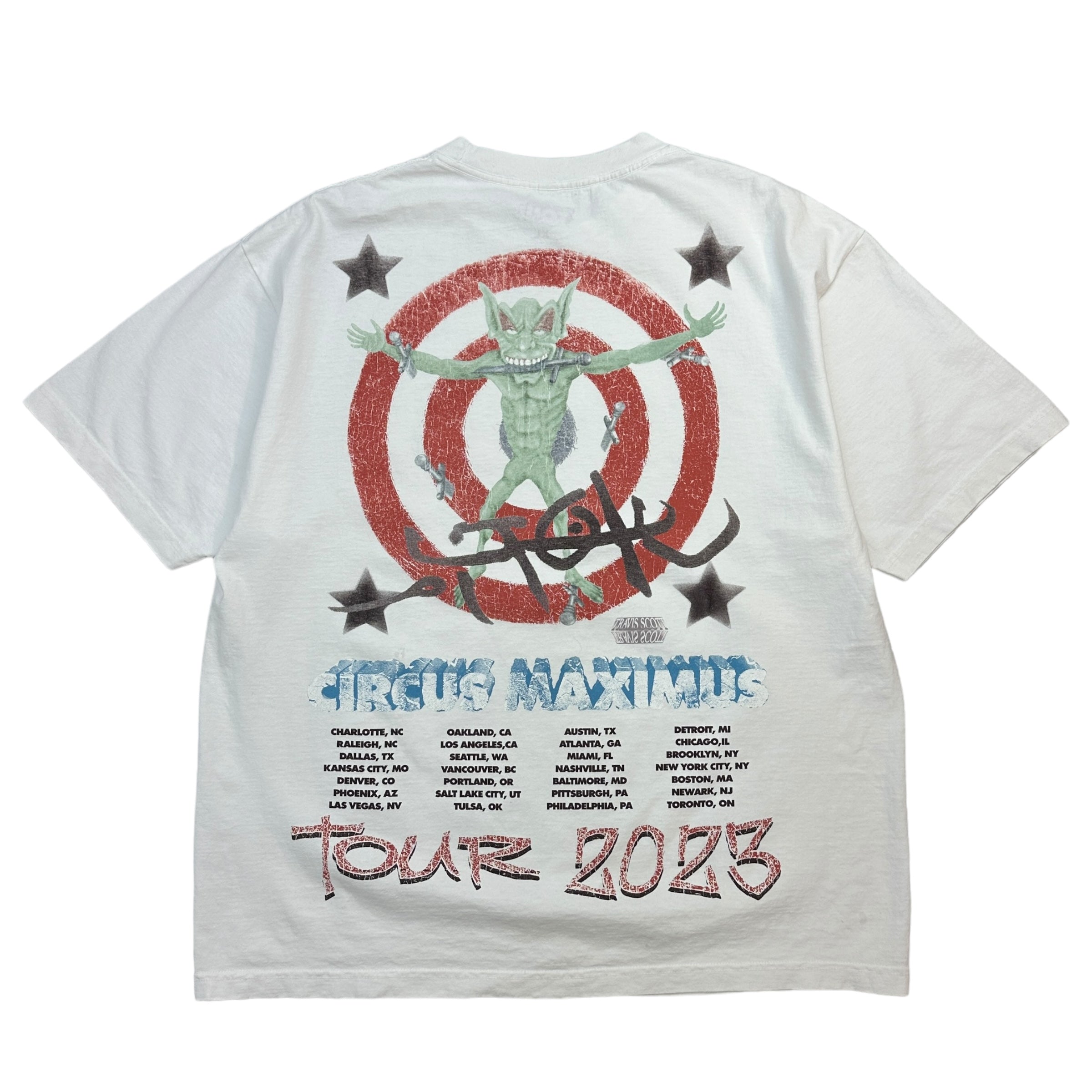 Travis Scott Utopia Circus Maximus 2023 Tour T-Shirt