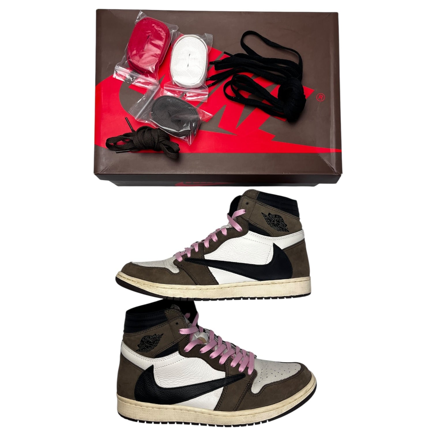 Jordan 1 Retro High OG SP Travis Scott Mocha (Used)