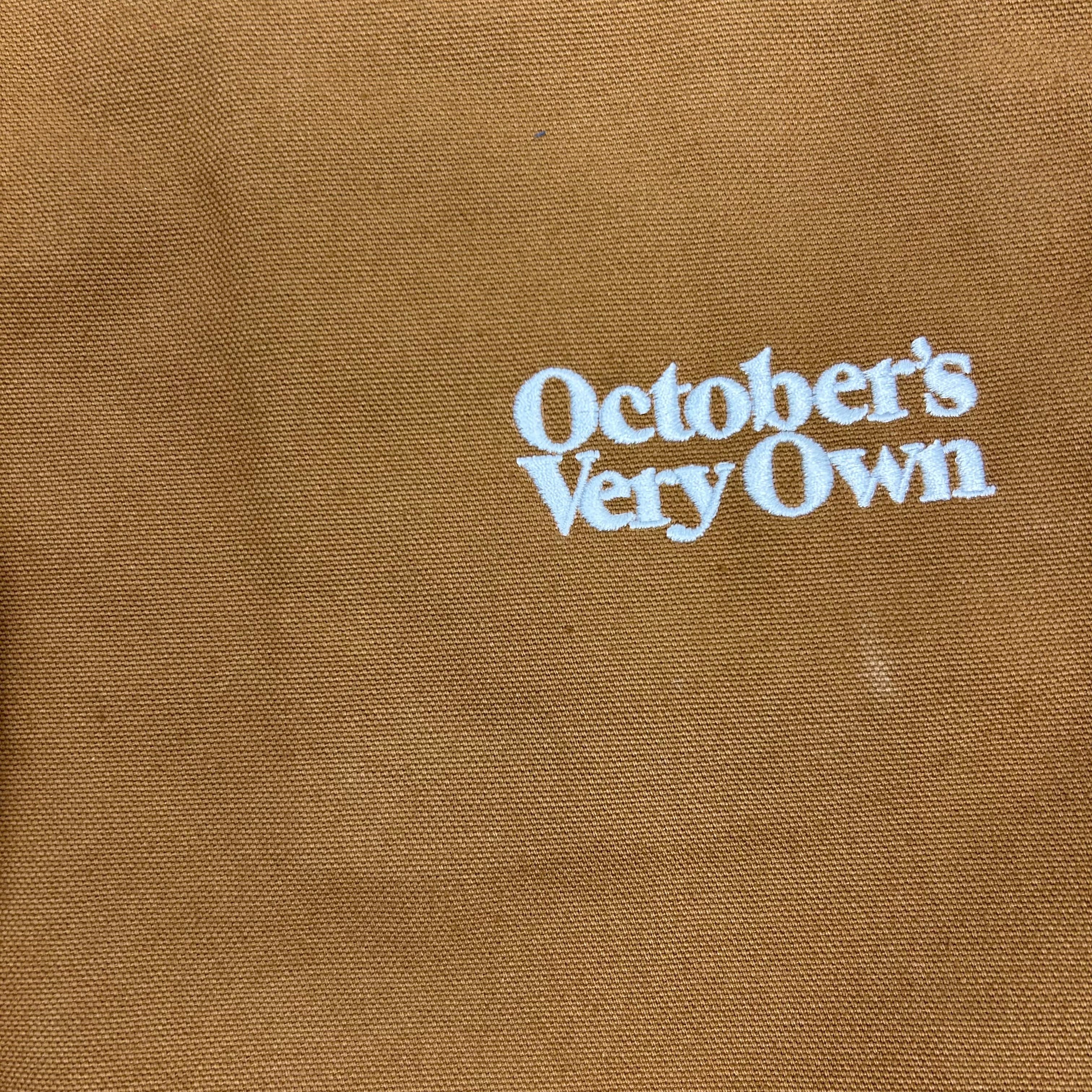 OVO Workwear Print Embroidery Pants Brown