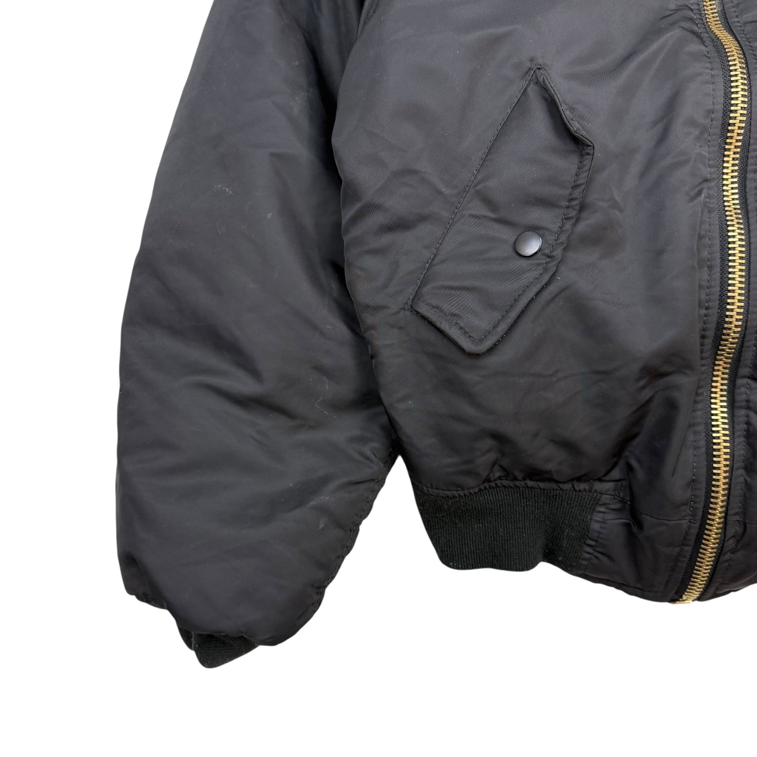 Vintage Alpha Industries MA1 Jacket Black