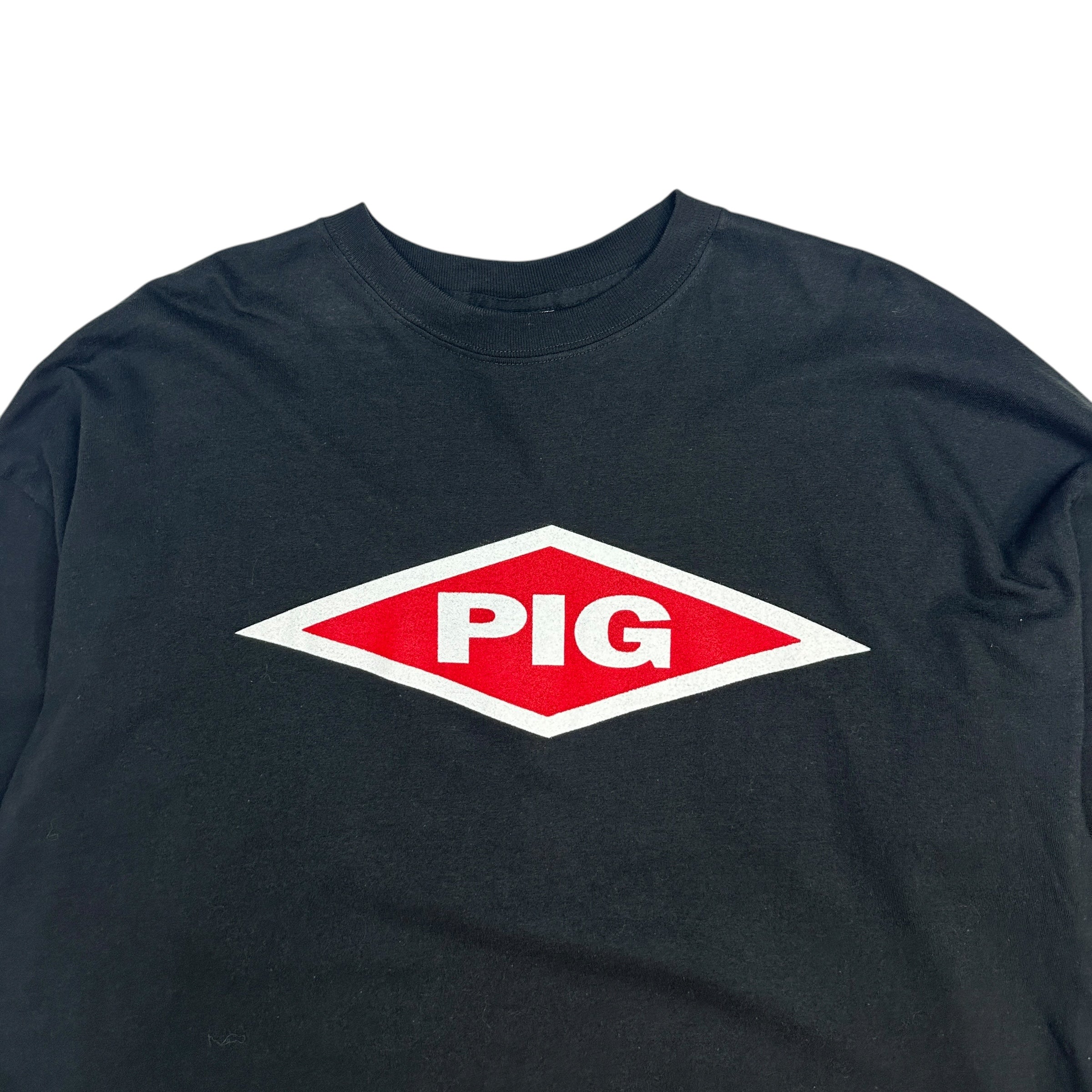 Vintage Pig Praise The Lard Long Sleeve Black