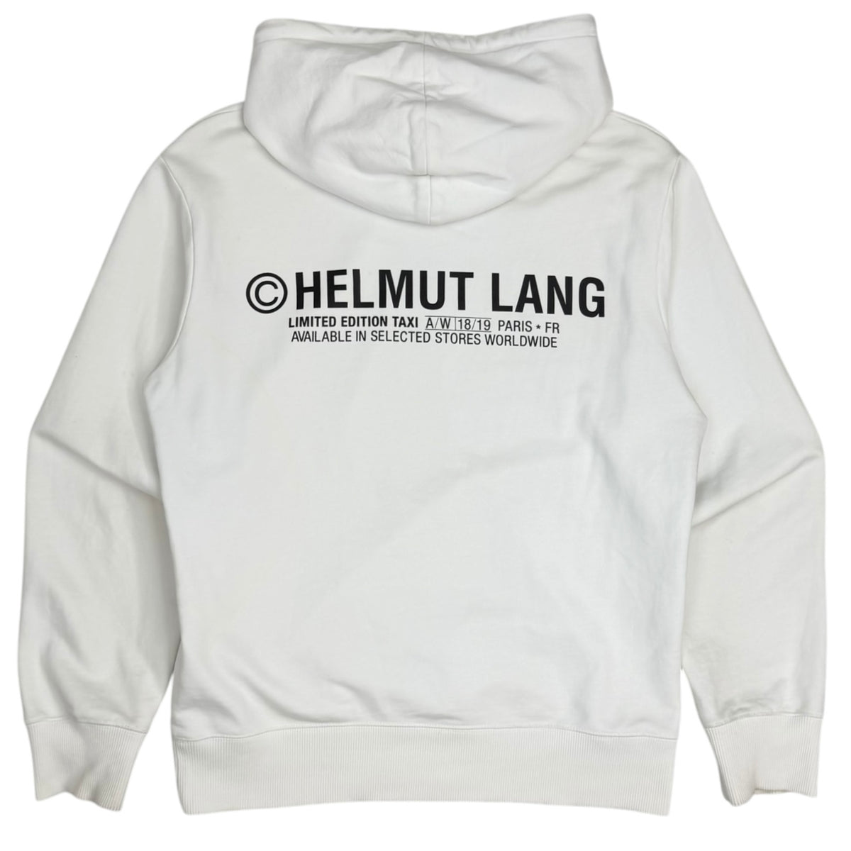 Helmut Lang Taxi Hoodie White
