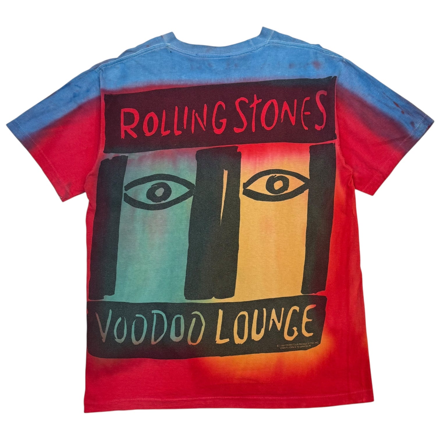1994 Rolling Stones Voodoo Lounge Tee Red/Blue
