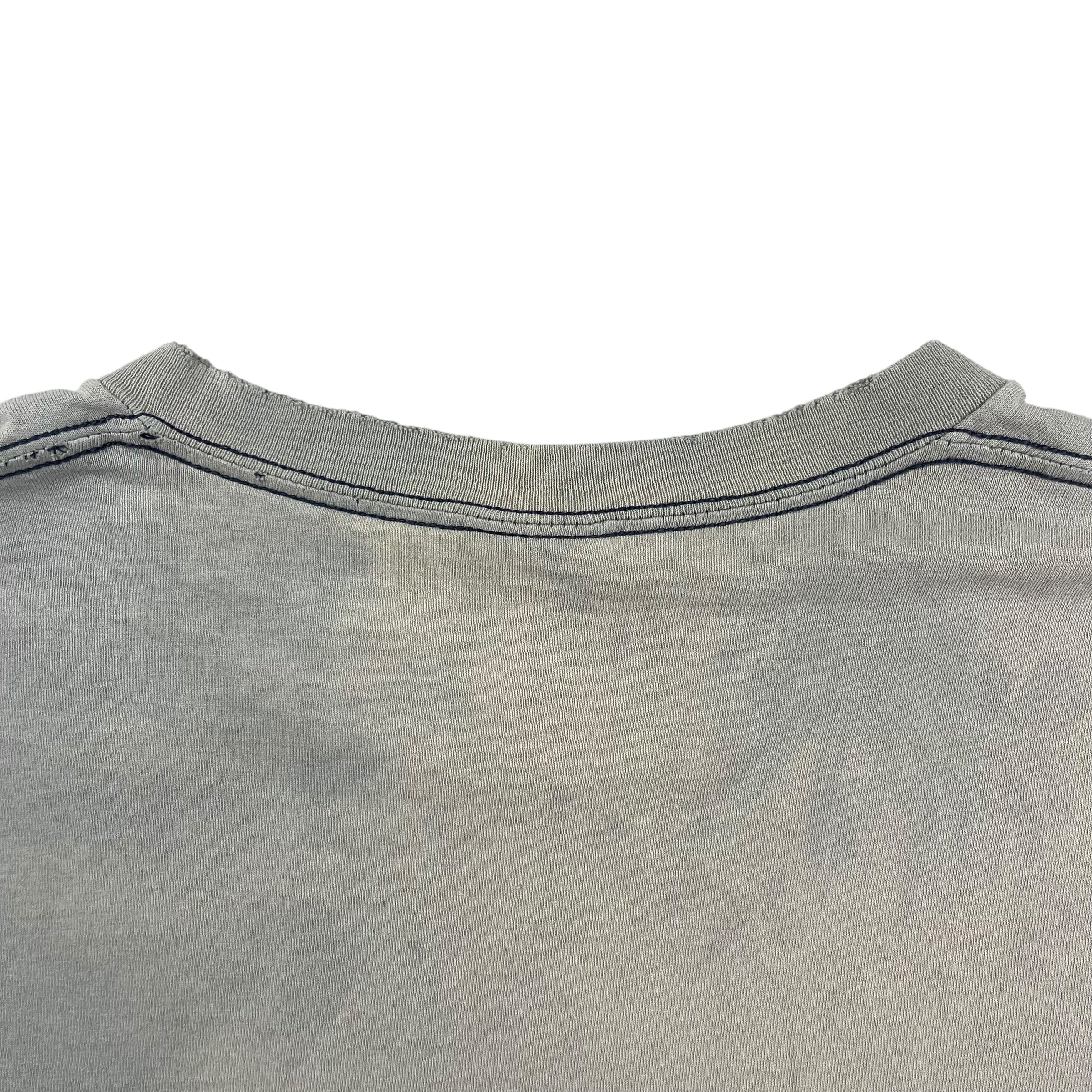 2003 New York Yankees Tee Faded Tie Dye Grey
