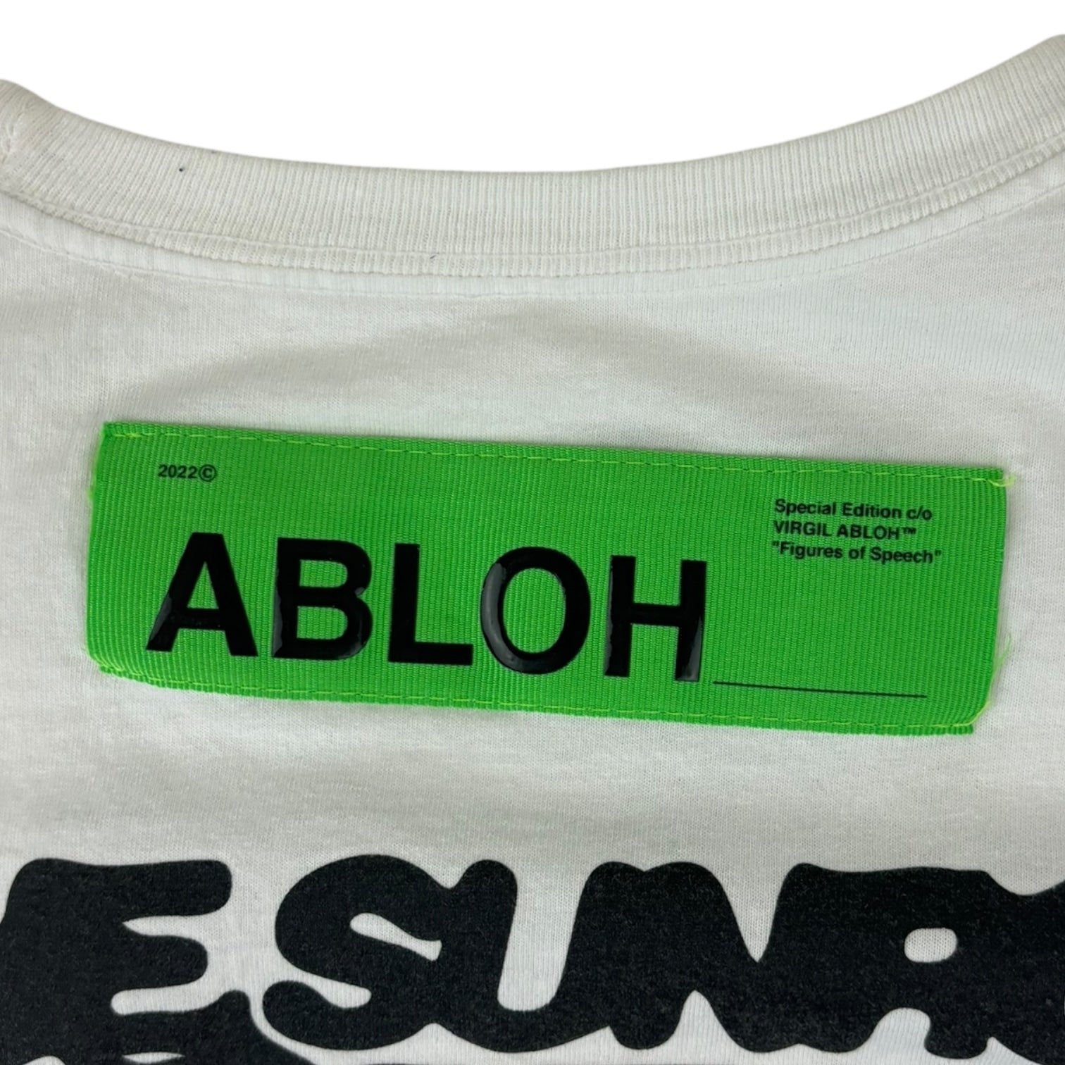 Virgil Abloh Brooklyn Museum FOS T-Shirt White