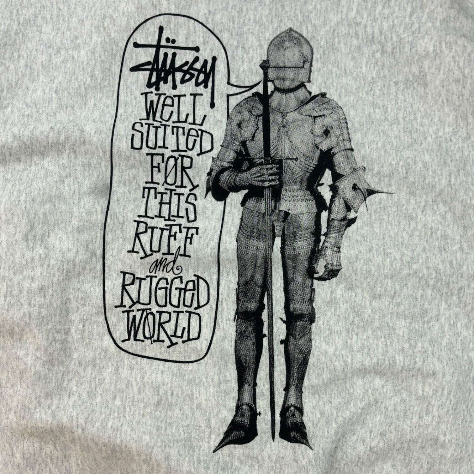 Stussy Well Suited Zip-Up Hoodie Ash Heather