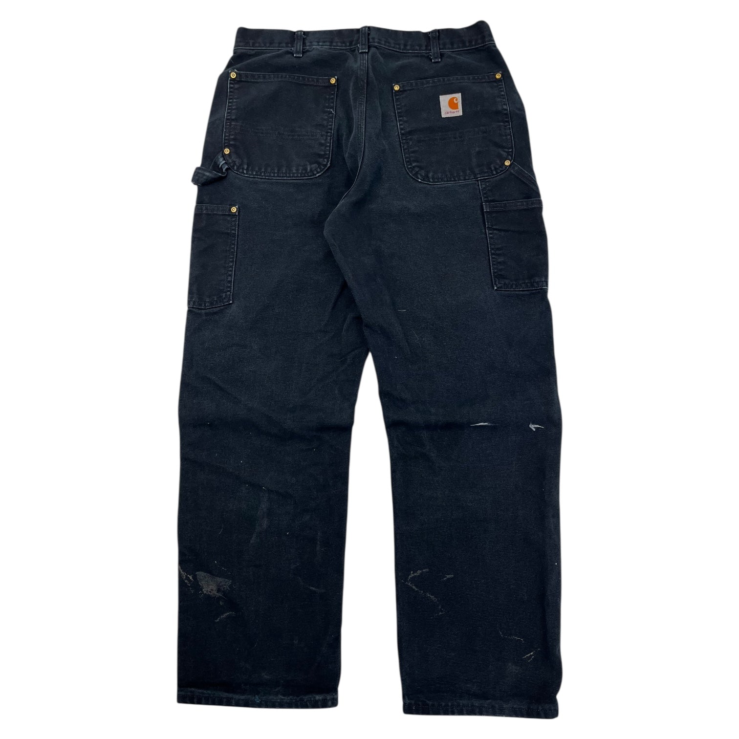 Carhartt Double Knee Work Pants Black (32)