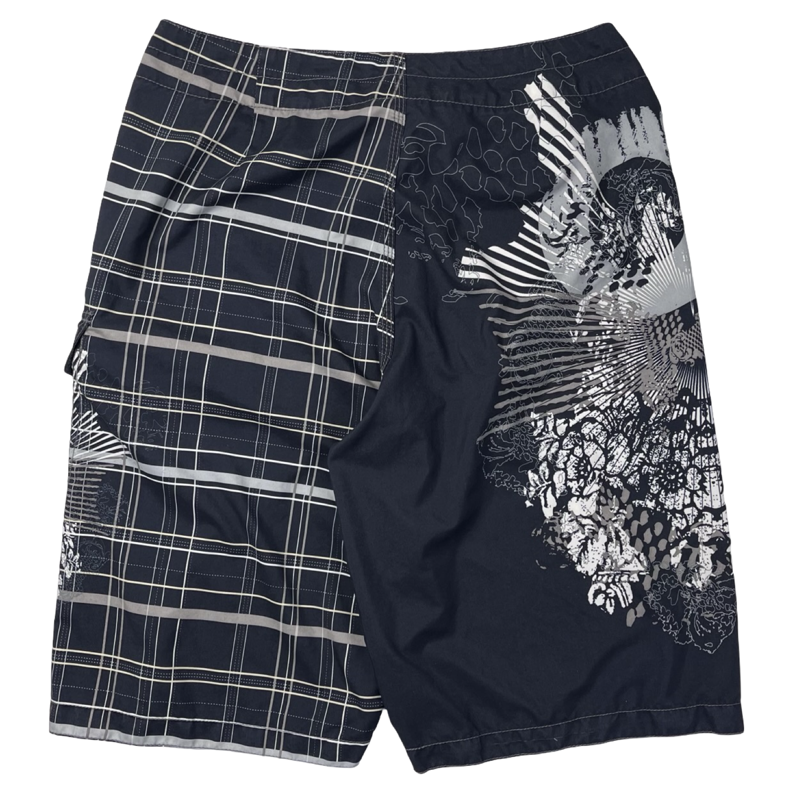 Vintage Y2K Oakley Patterned Board Shorts