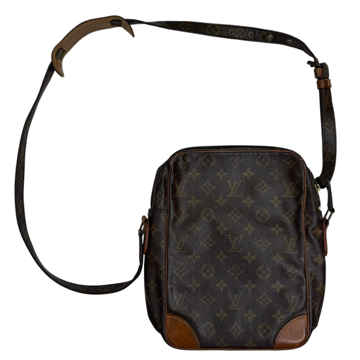 Louis Vuitton Monogram Danube Crossbody Bag Brown