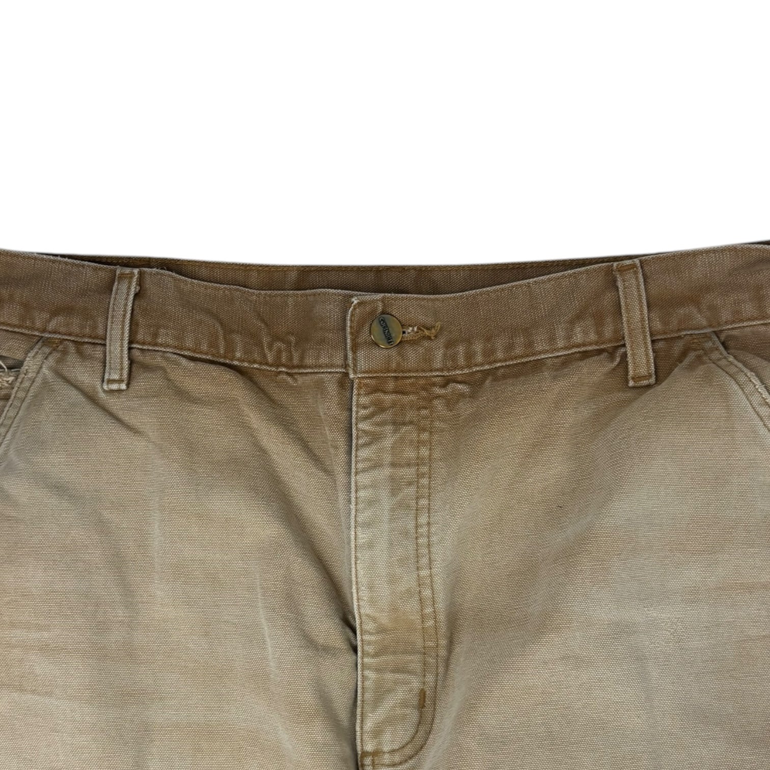Vintage Carhartt Flannel Lined Carpenter Pant Tan