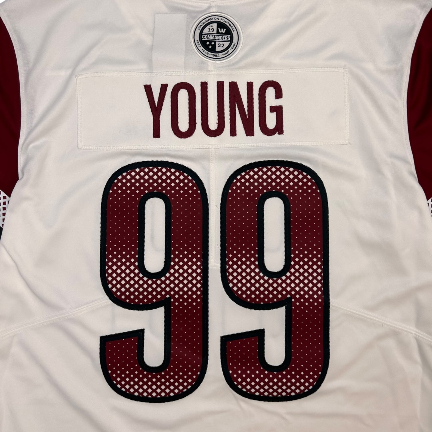 Nike Washington Commanders Chase Young Jersey White