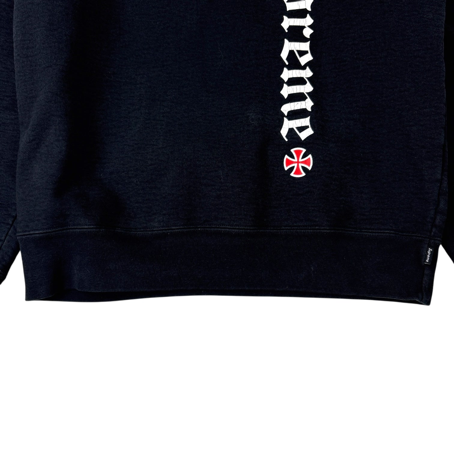 Supreme X Independent Crewneck Black