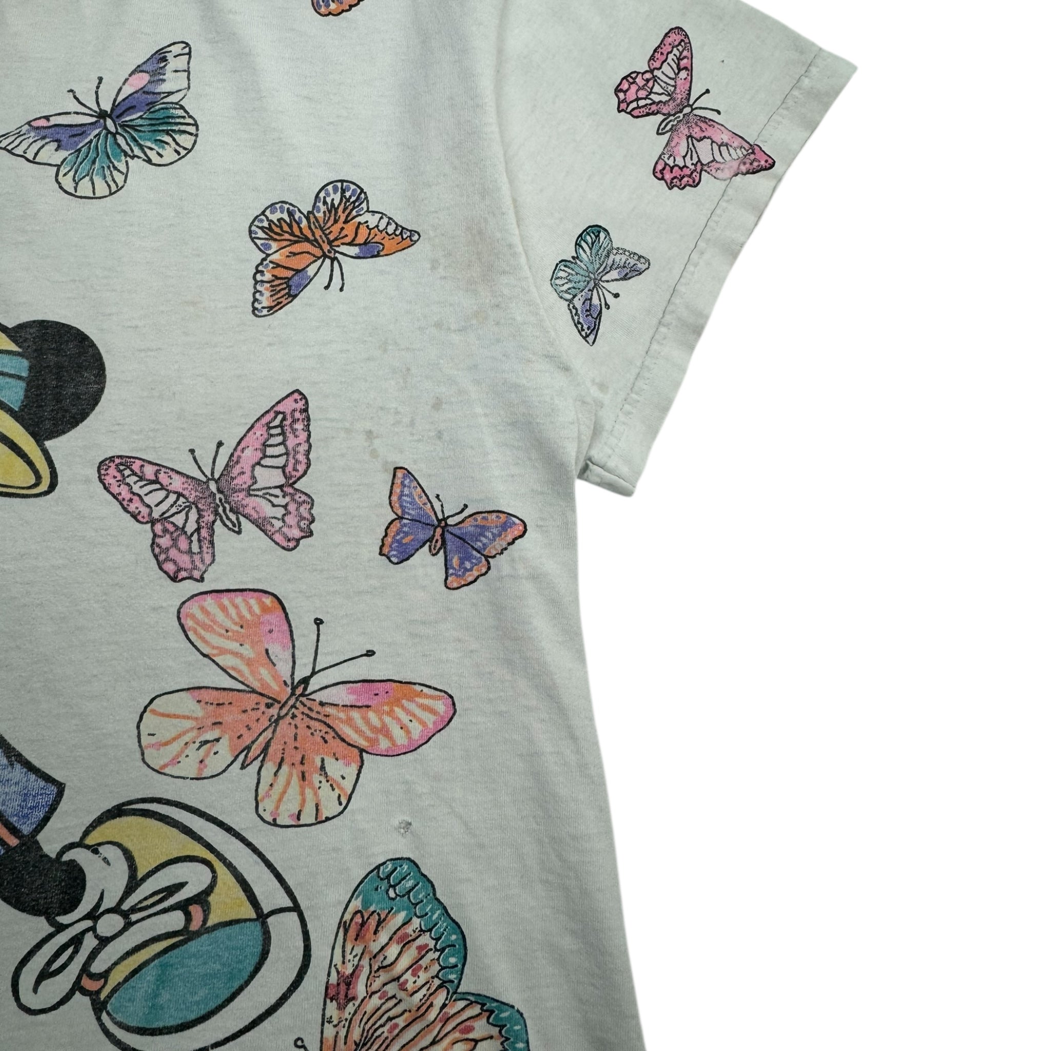 Vintage Mickey Mouse Buttefly Catcher T-Shirt