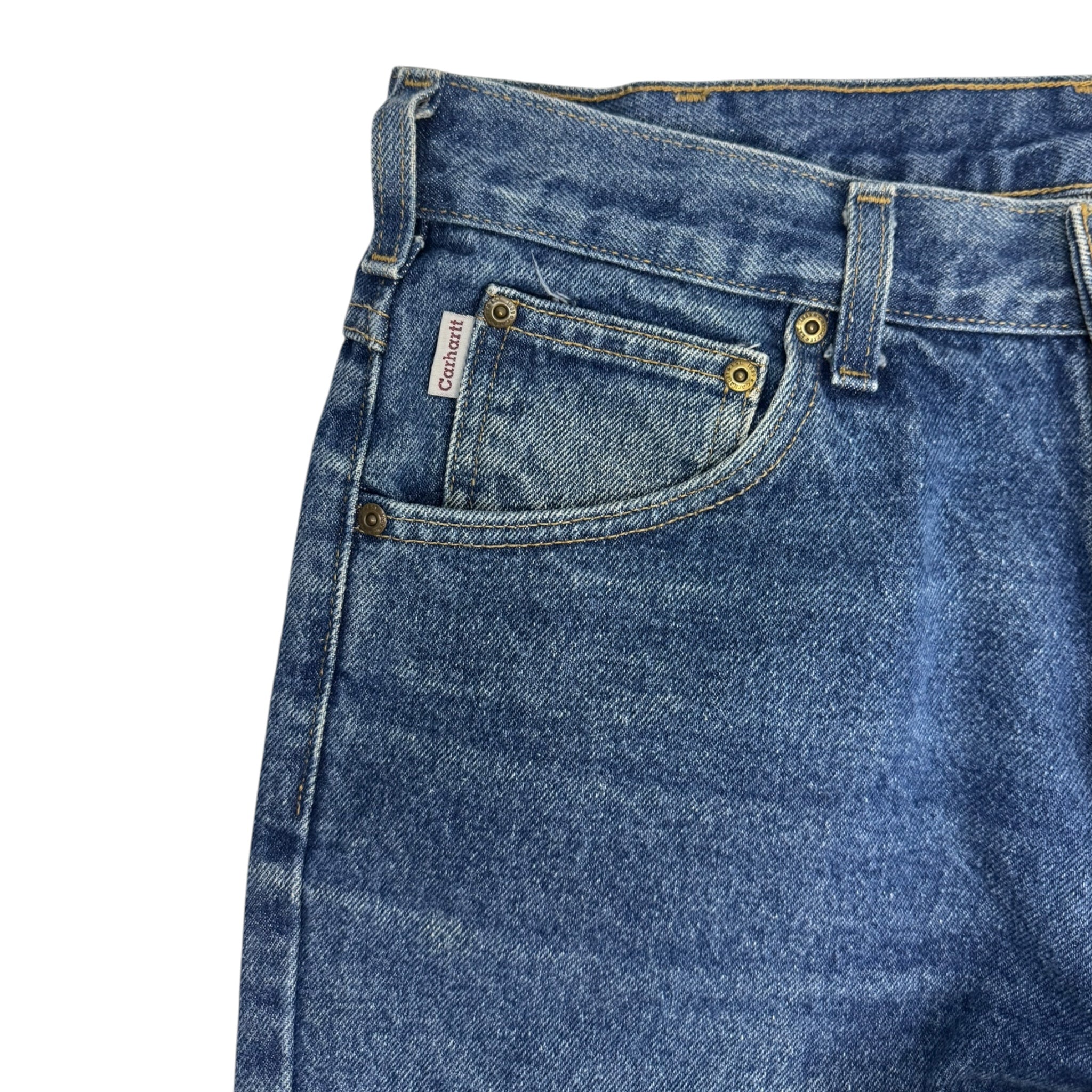 Carhartt Blue Wash Denim Bottoms