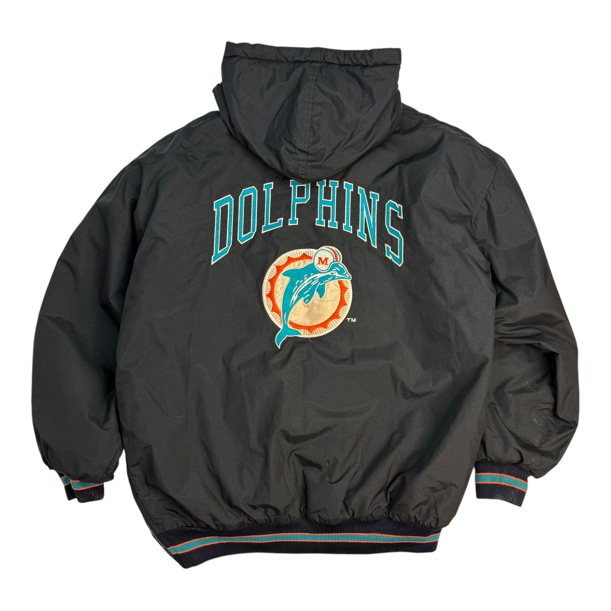 Vintage Starter Miami Dolphins Jacket Black
