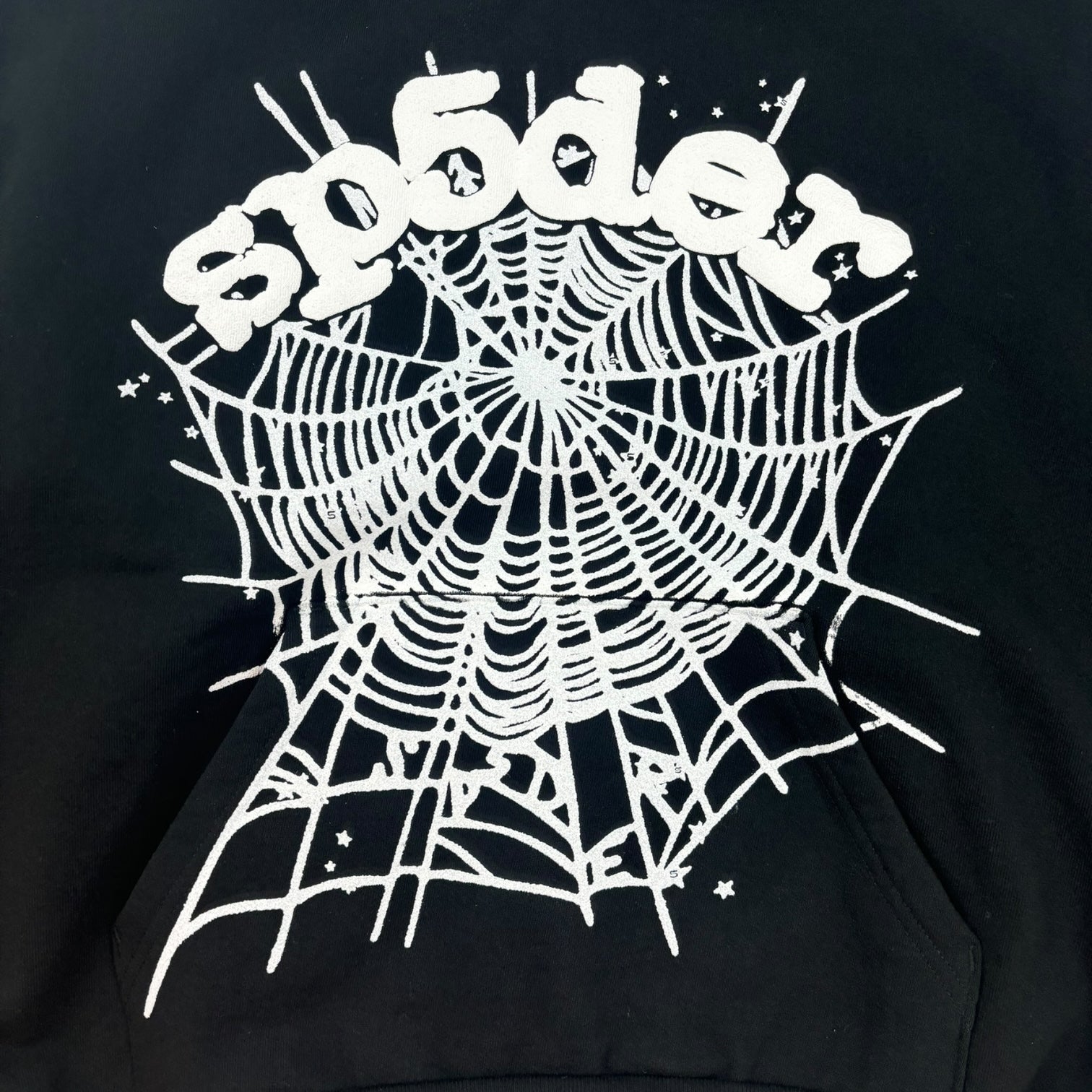 Sp5der OG Web Hoodie Black