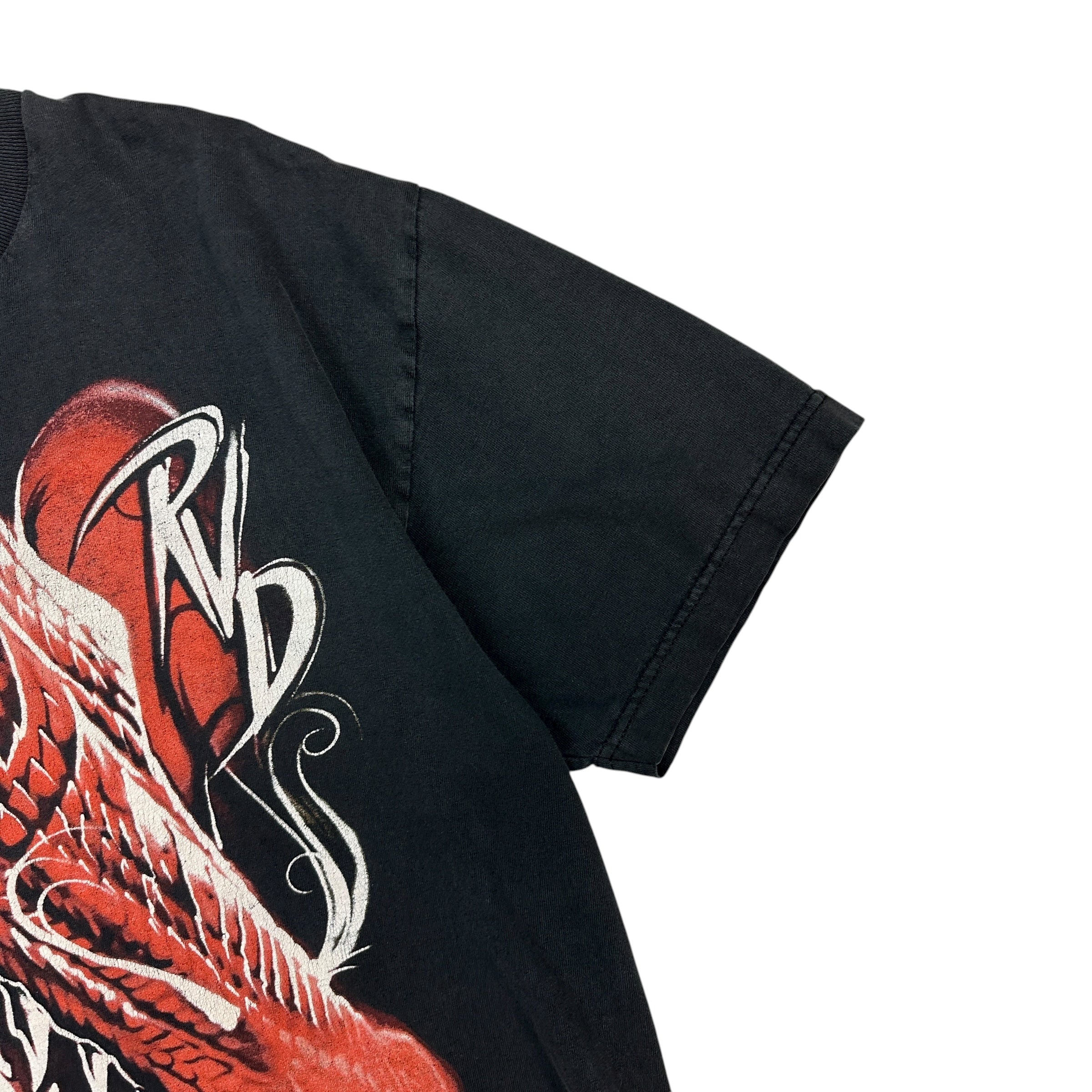 2002 WWE Rob Van Dam Dragon Wrestling Tee