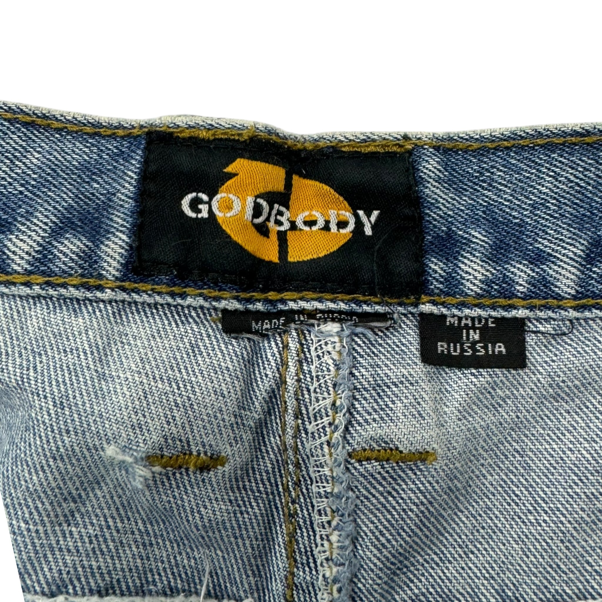 Vintage Y2K Godbody Denim Shorts