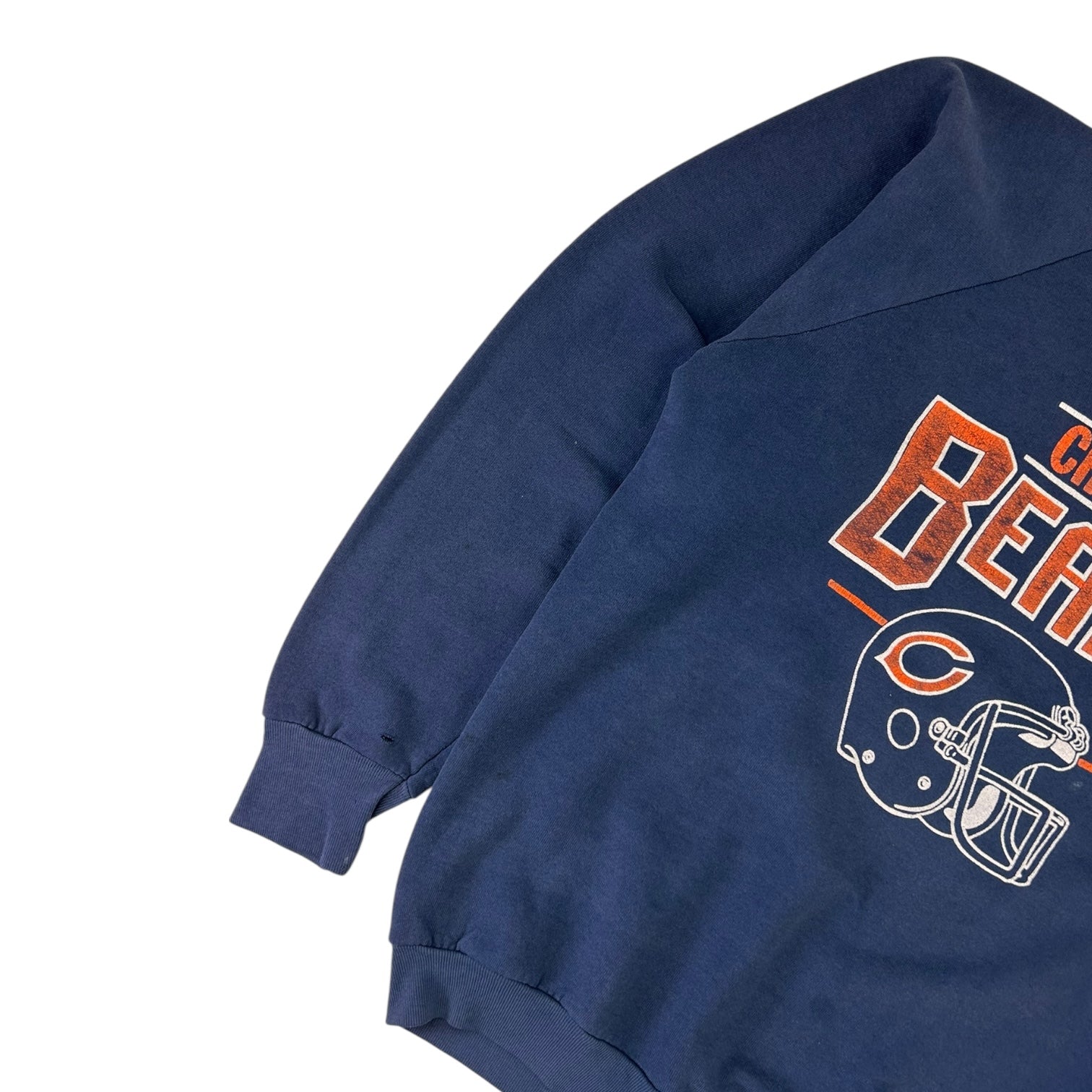 Vintage Chicago Bears Crewneck Sweater Navy