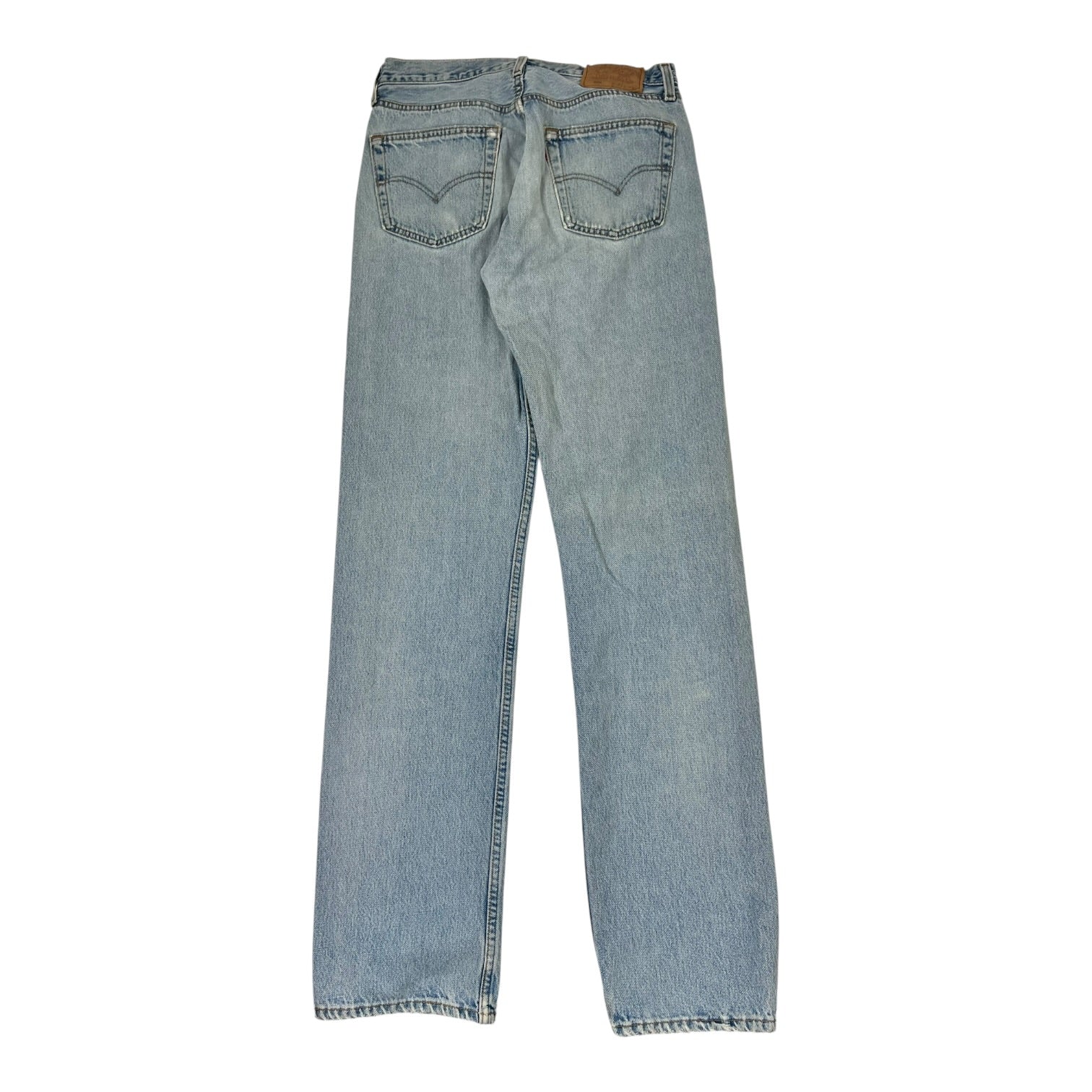 Vintage Levi's 501 Light Wash Distressed Detailing Jeans