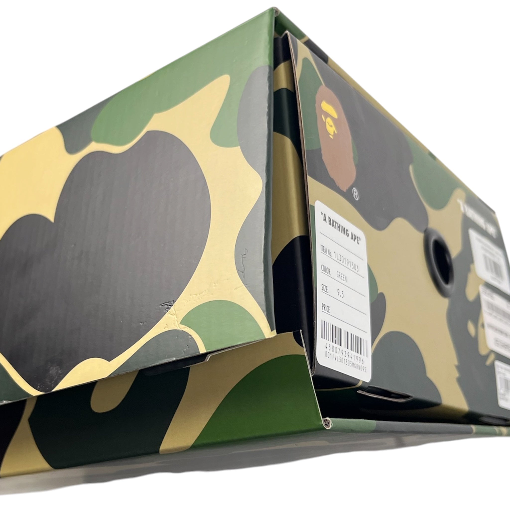A Bathing Ape Bapesta #1 Green Grey