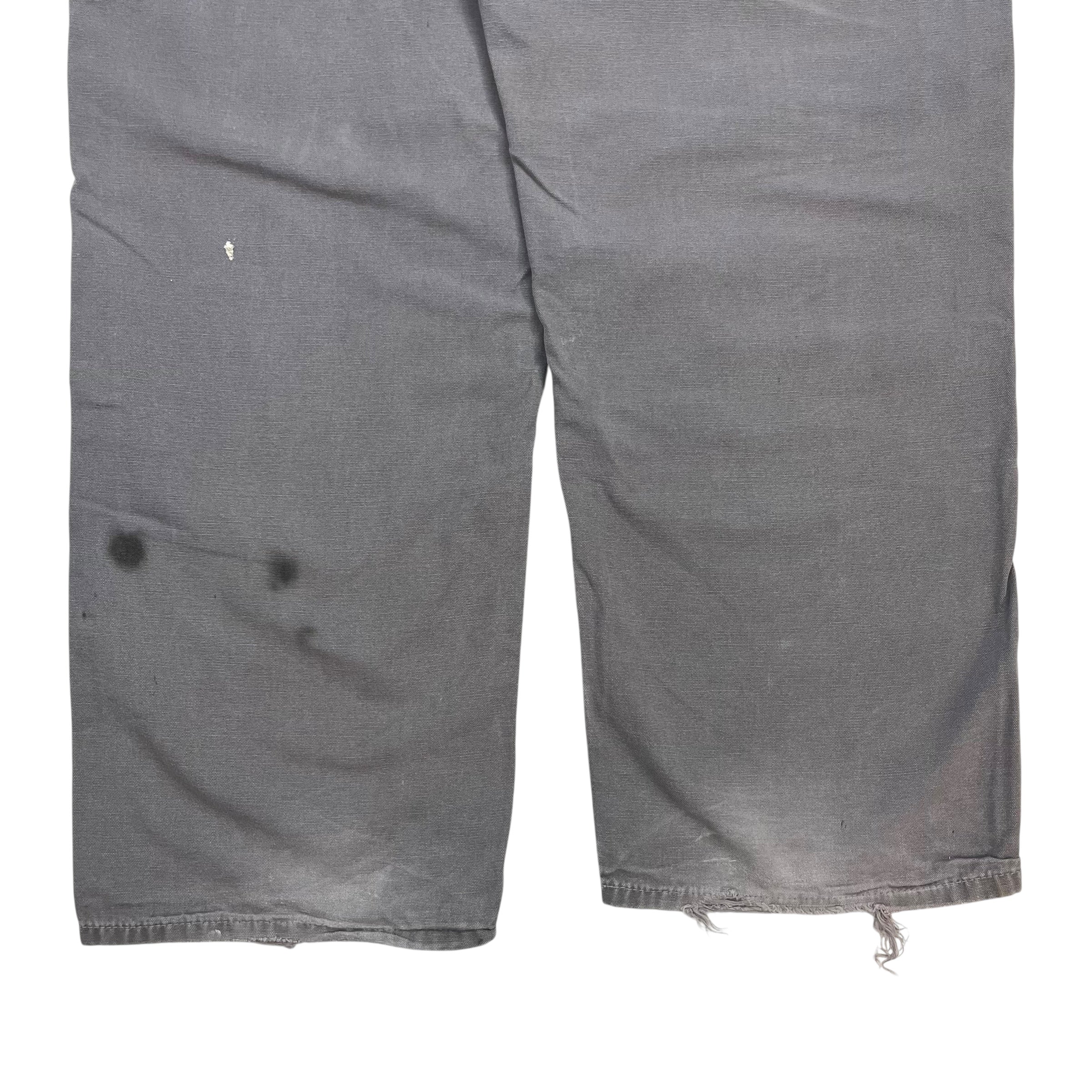 Vintage Carhartt Dungaree Pants Light Grey