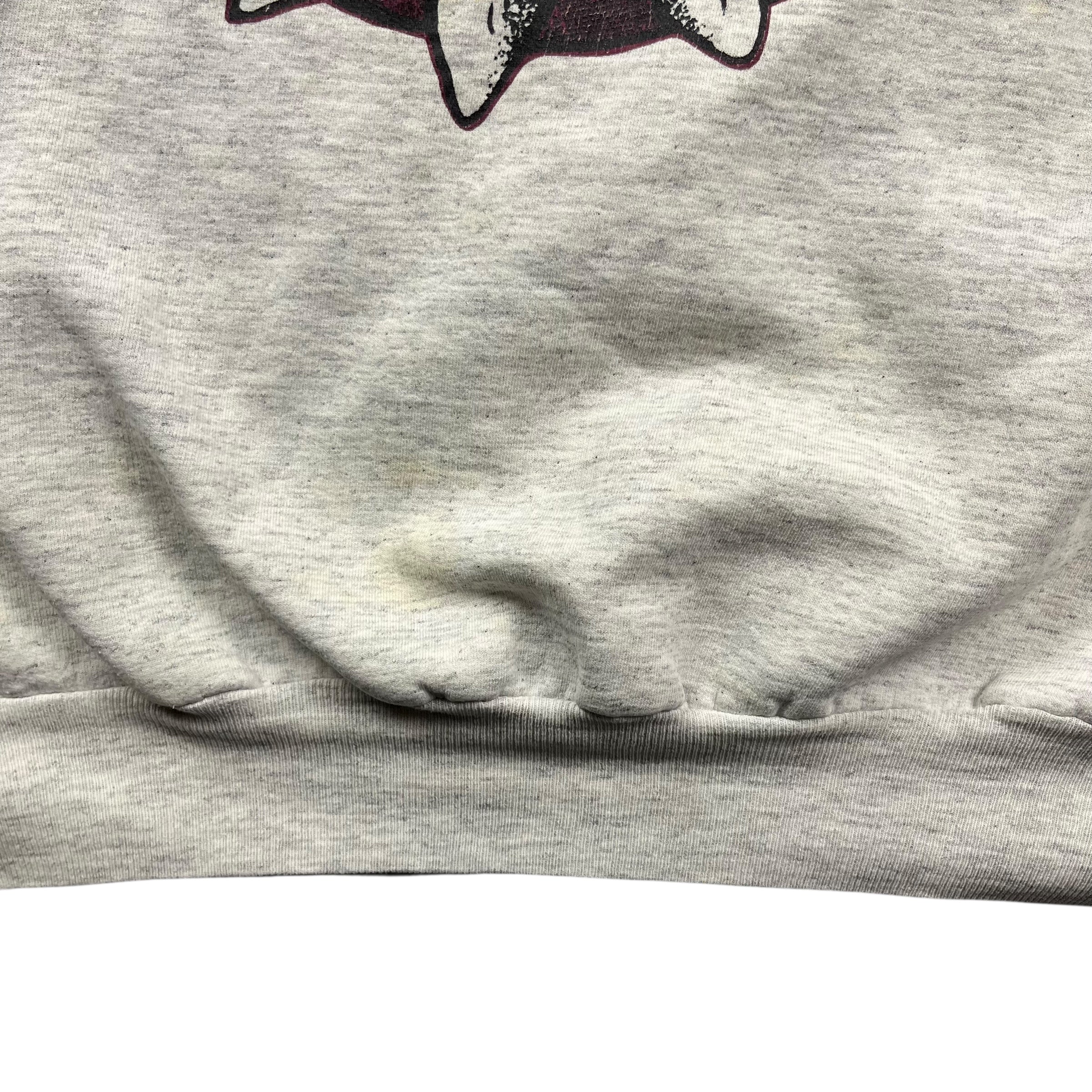Vintage Georgetown Hoyas Hoodie Light Grey