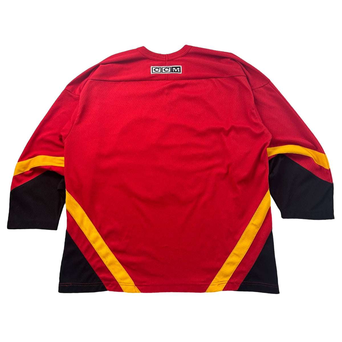 Vintage CCM Calgary Flames Pedestal NHL Home Jersey