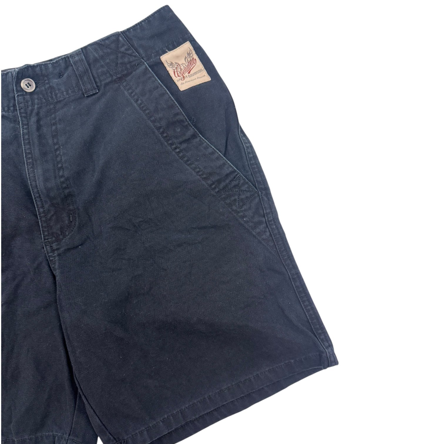 Vintage Harley Davidson Shorts Black