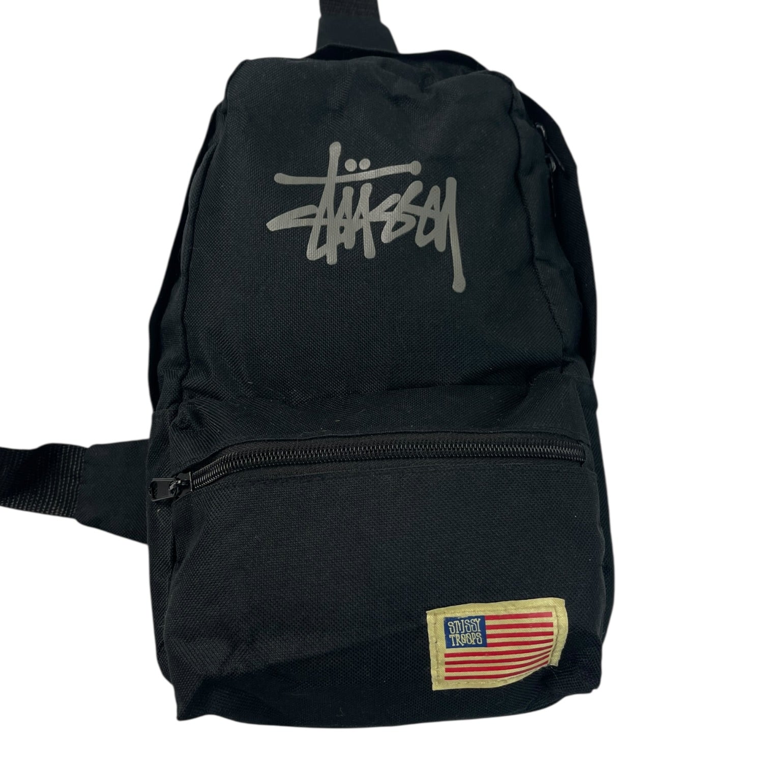 Stussy Troops Crossbody Sling Bag Black