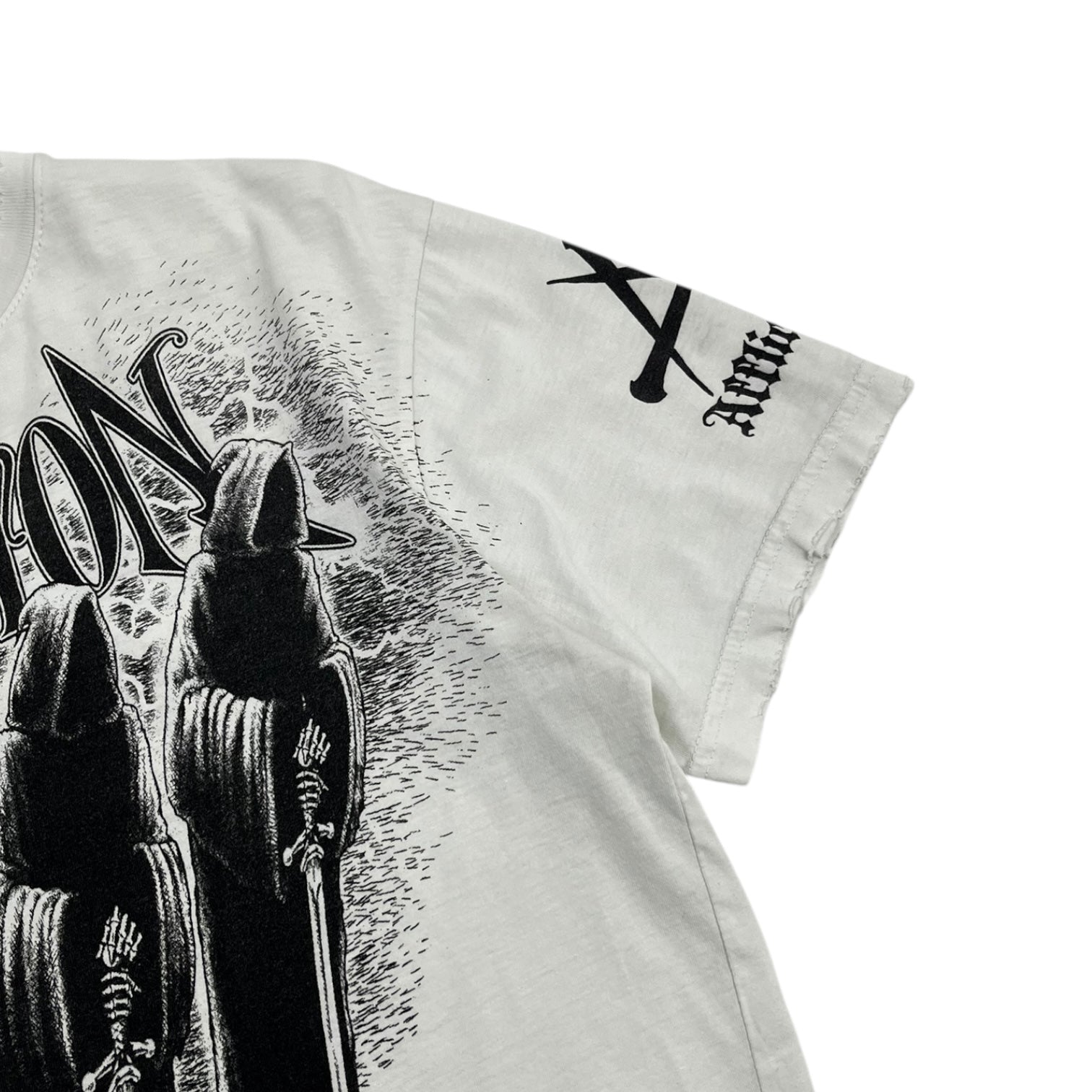 Vintage Y2K Affliction Sean Sherk Tee White