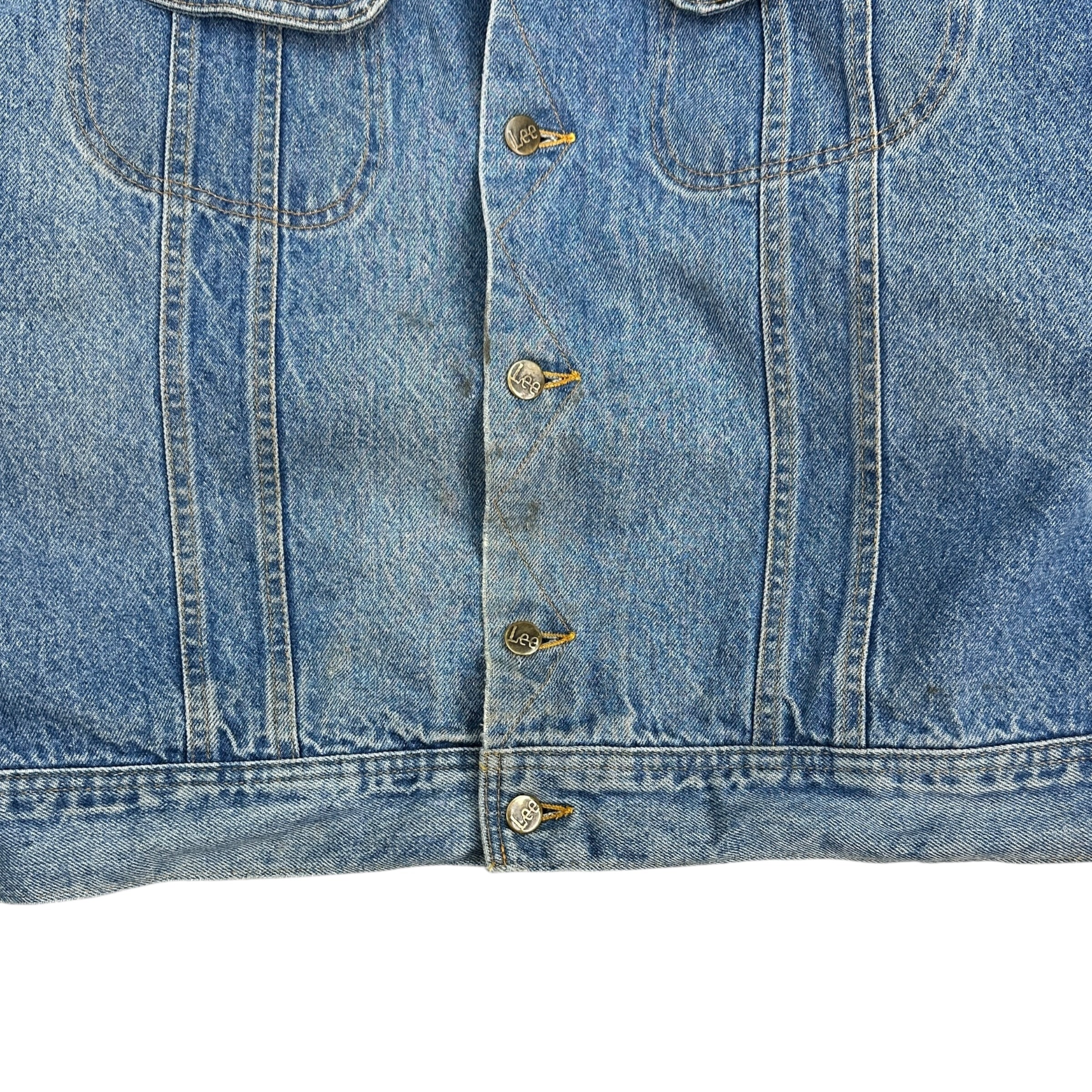 Vintage Lee Storm Rider Denim Jacket Dark Wash