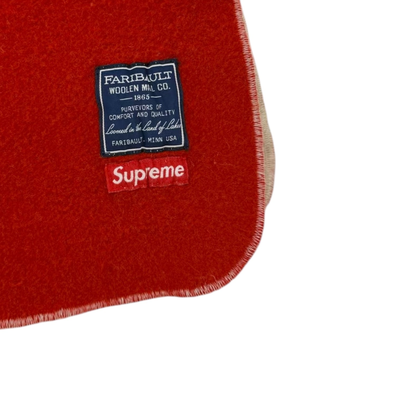Supreme x Faribault Box Logo Blanket Red