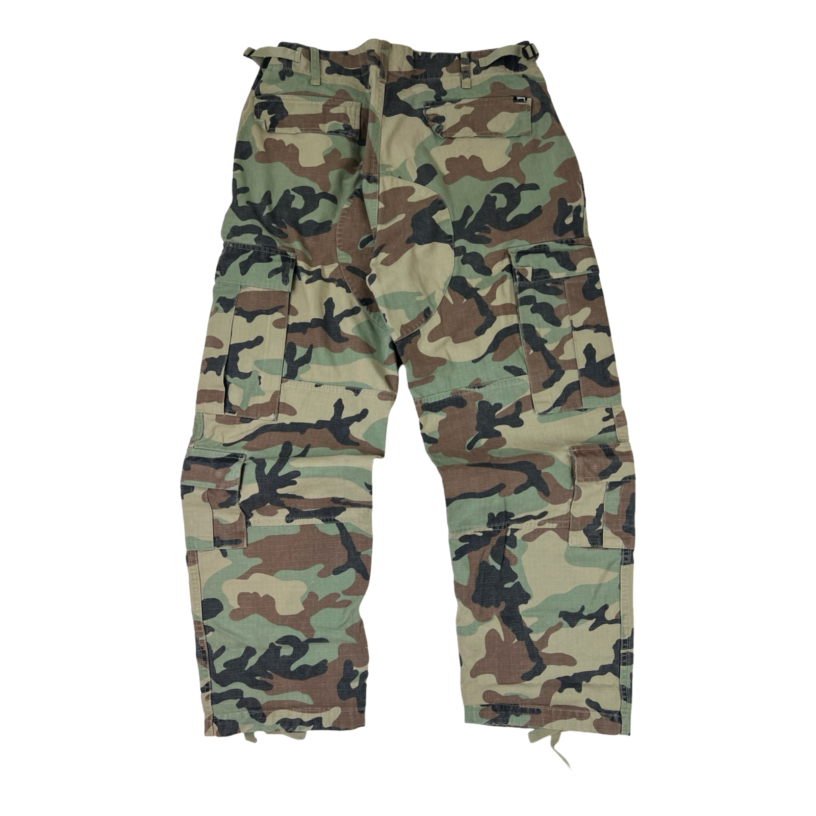 Stussy Ripstop Surplus Cargo Pants Green Camo