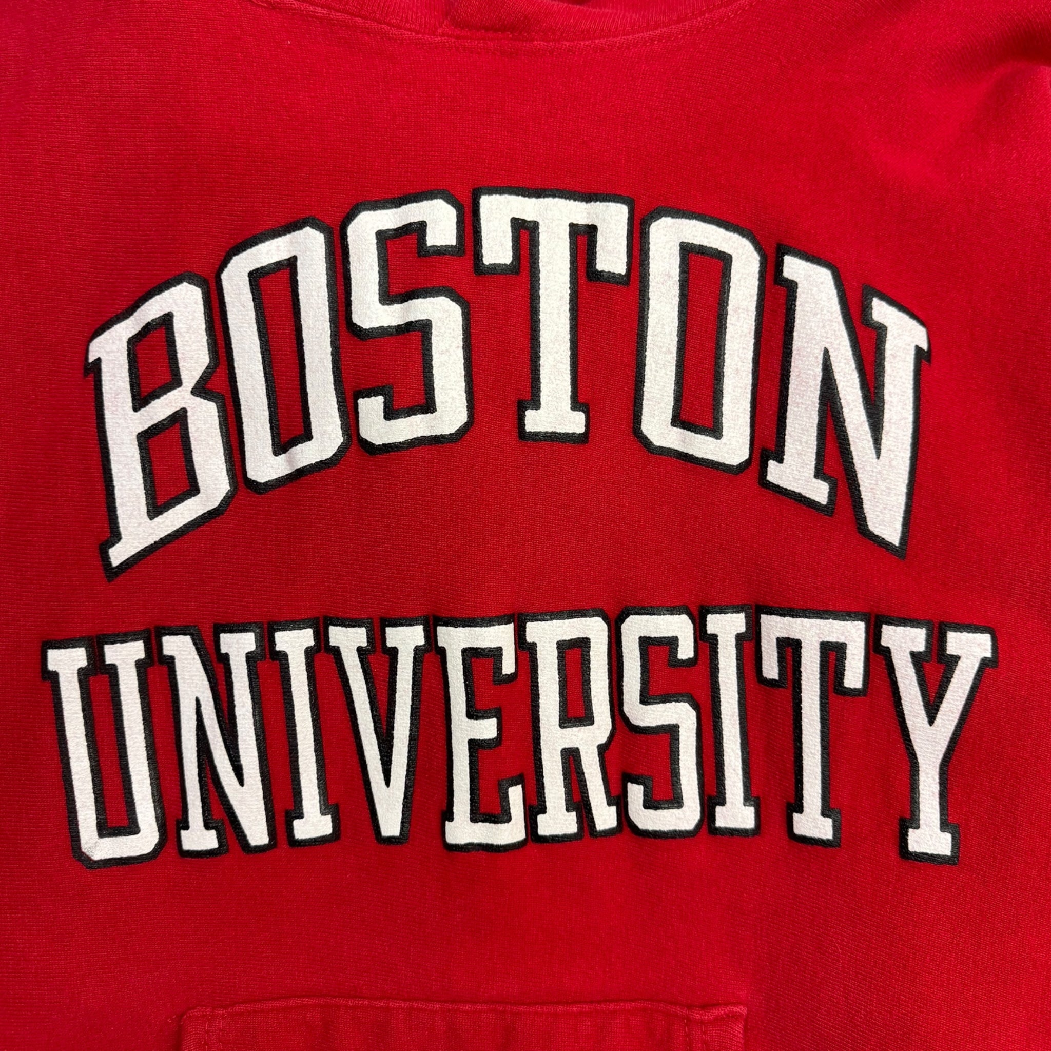 Vintage Boston University Champion Reverse Weave Hoodie