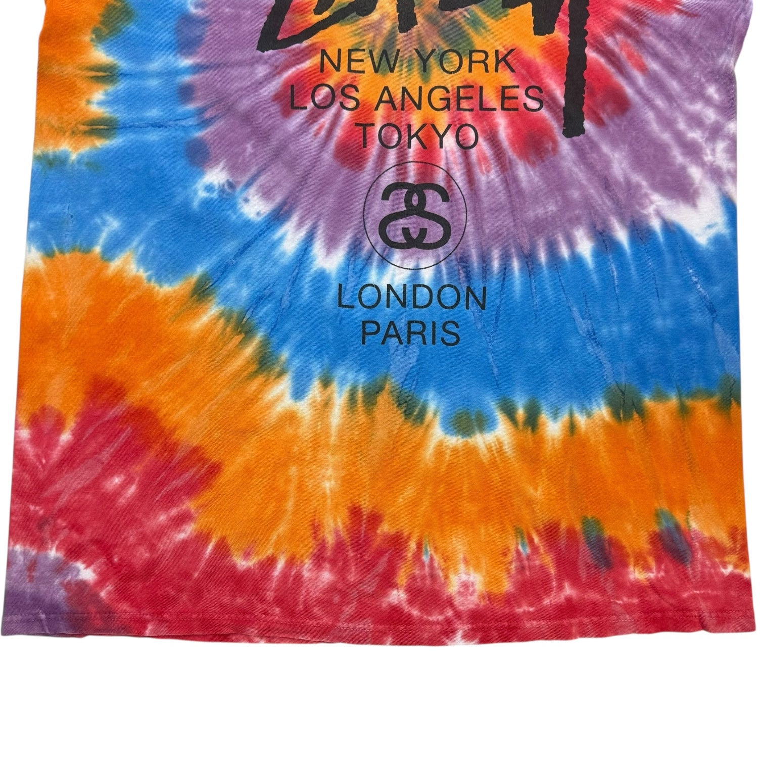 Stussy World Tour Swirls Tee Orange
