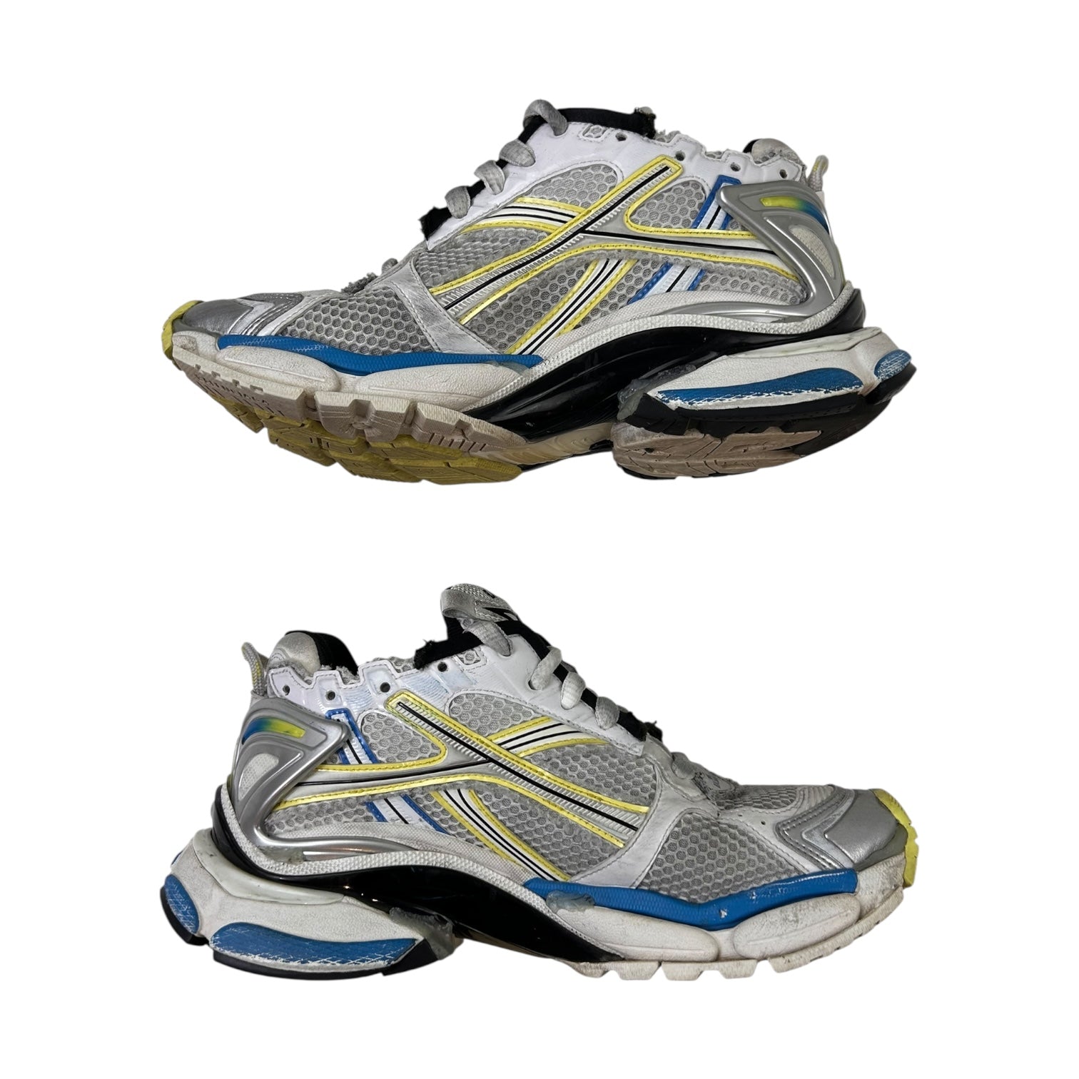 Balenciaga Runner Sneaker White/Blue/Yellow