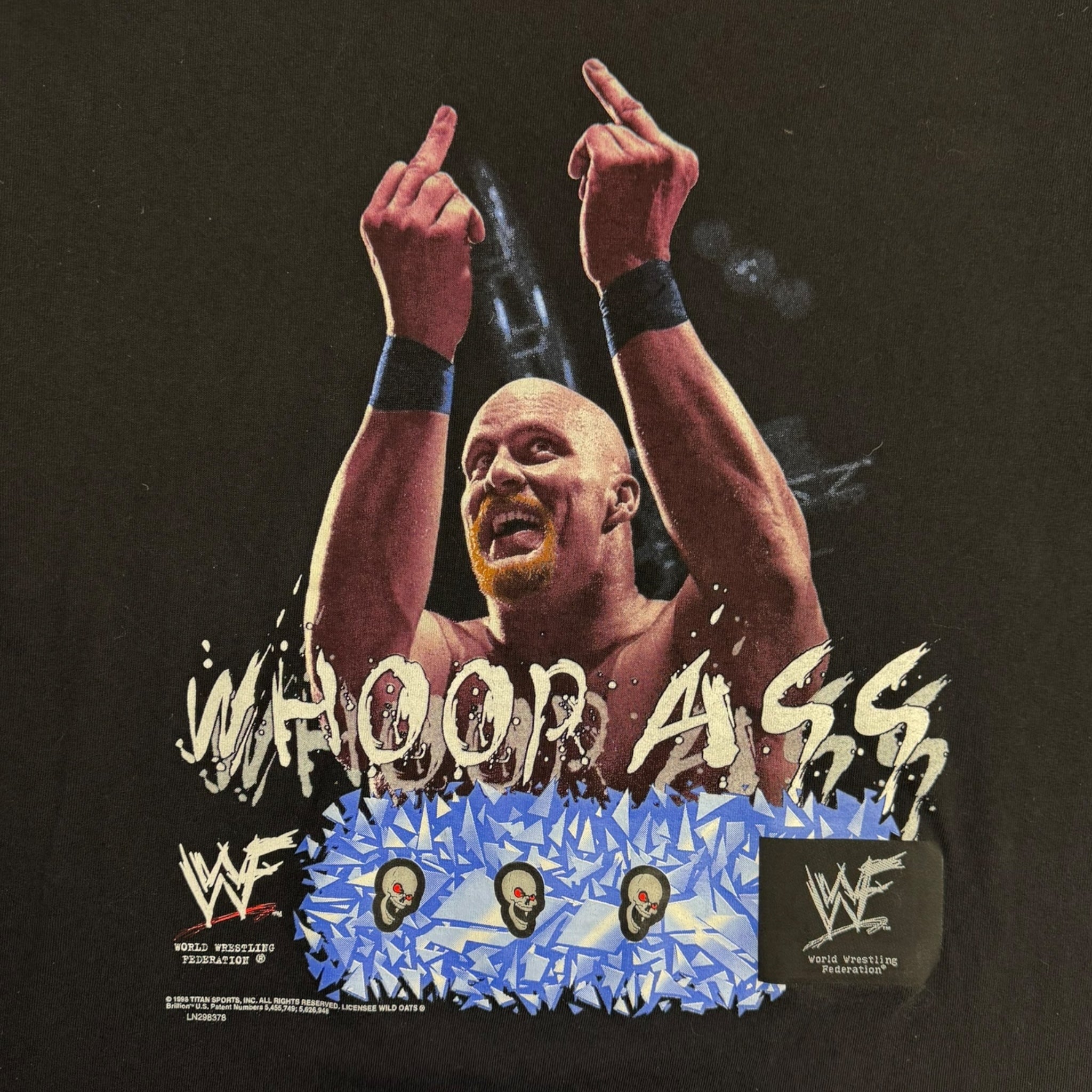 1998 Stone Cold Steve Austin “Whoop Ass” WWF T-Shirt