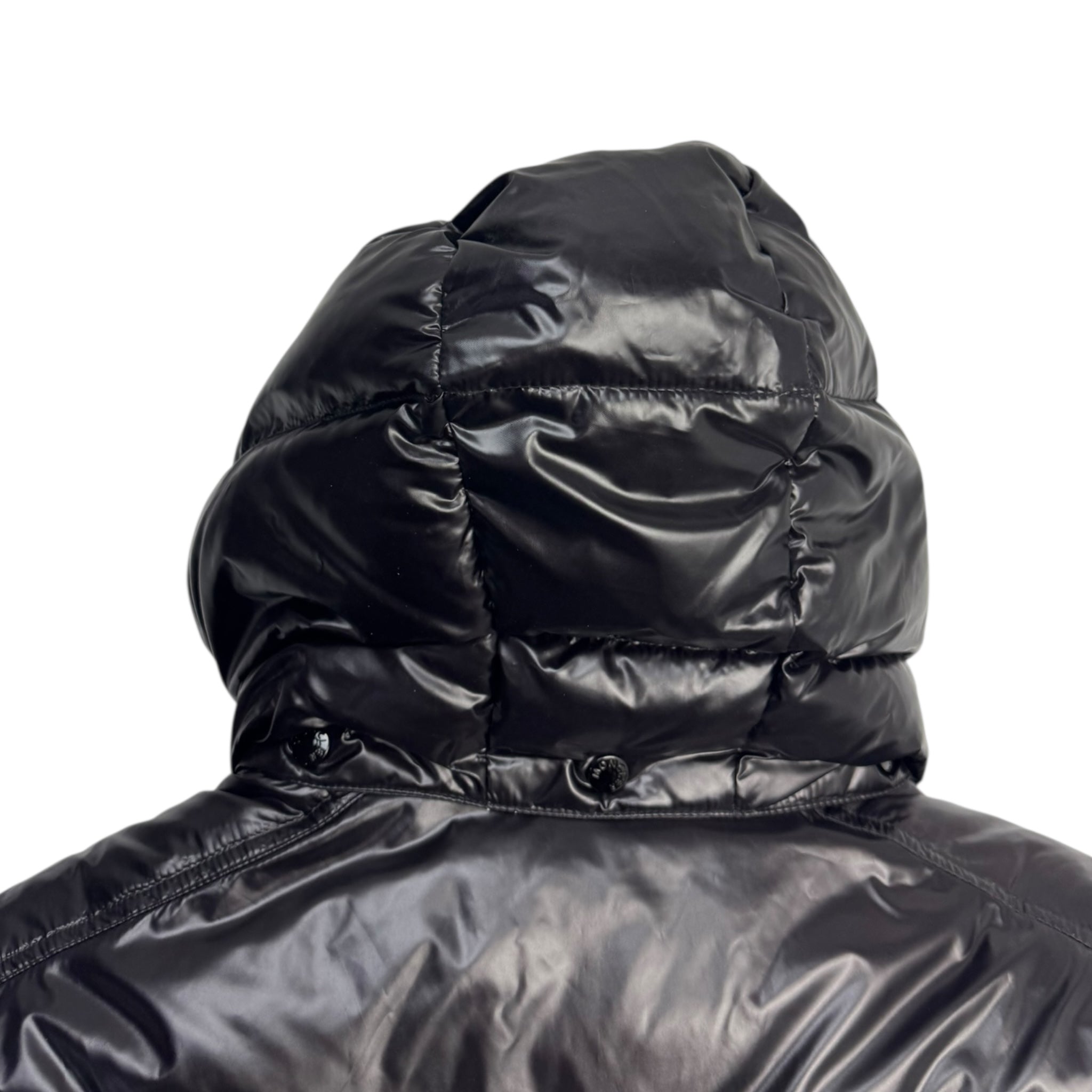 Moncler Maya Hooded Puffer Jacket Black