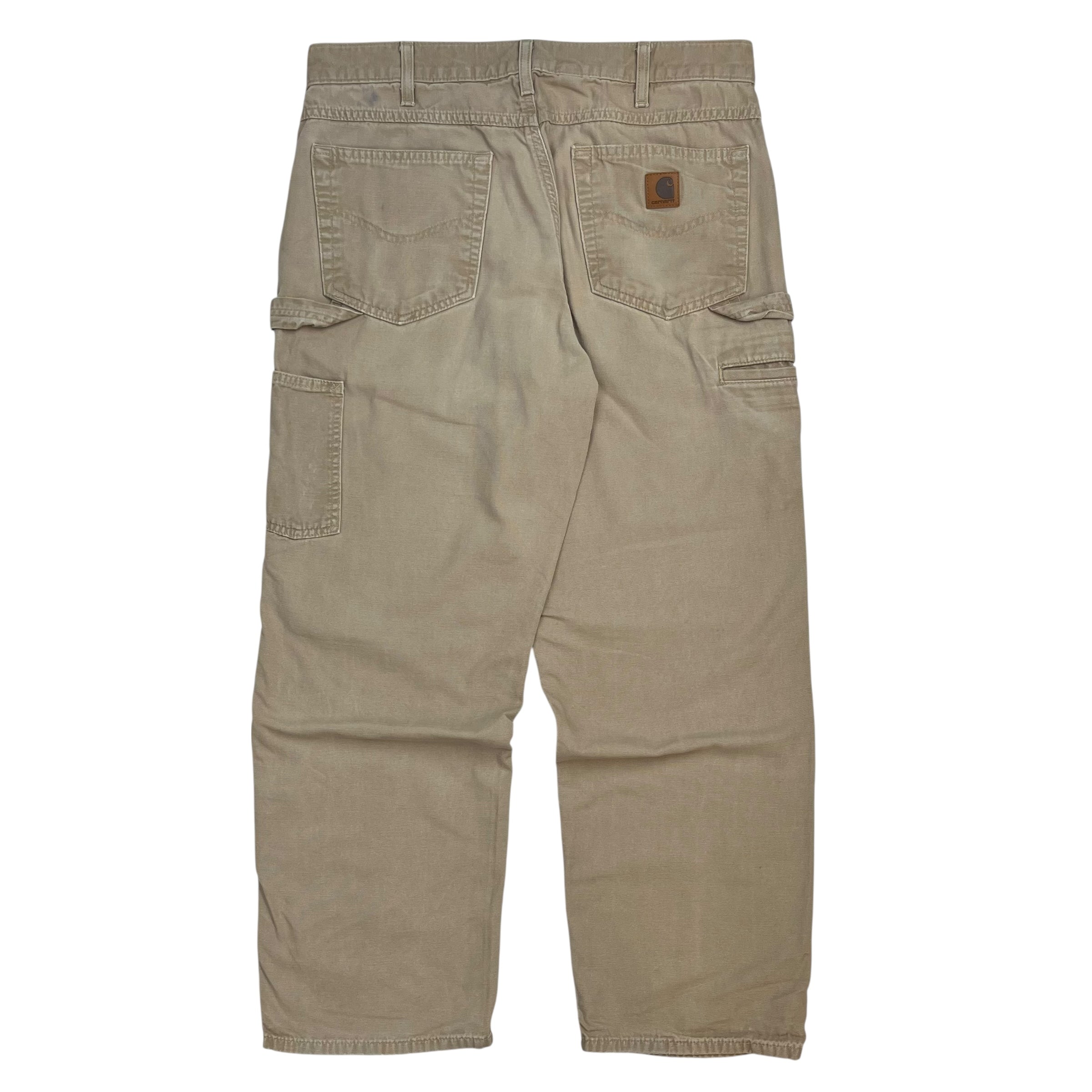 Vintage Carhartt Dungaree Pants Beige
