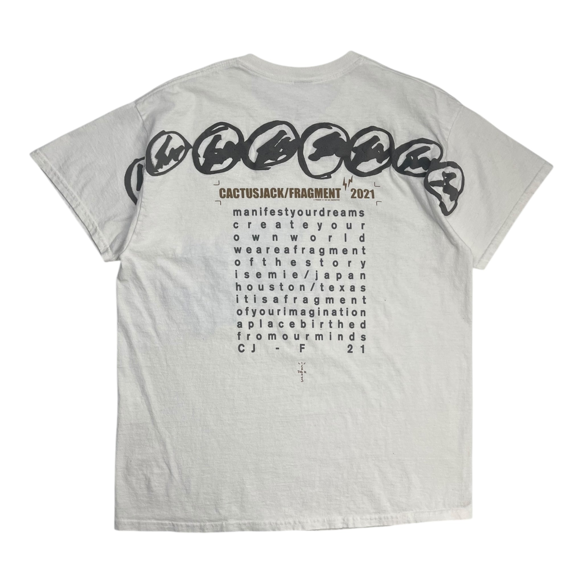 Travis Scott Cactus Jack For Fragment Manifest T-Shirt