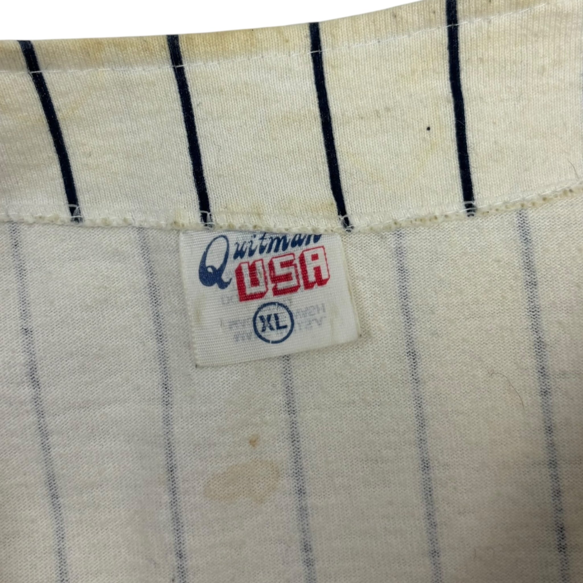 Vintage Auburn Pinstripe Baseball Jersey