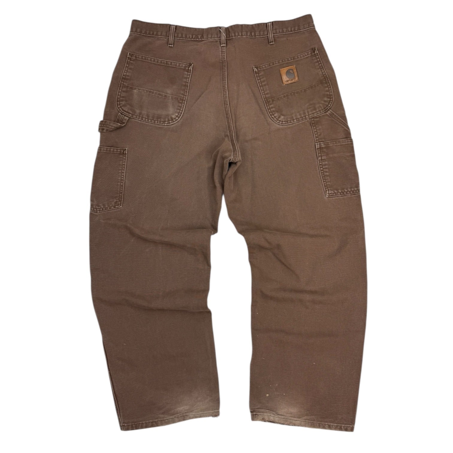 Vintage Carhartt Dungaree Denim Pants Light Brown