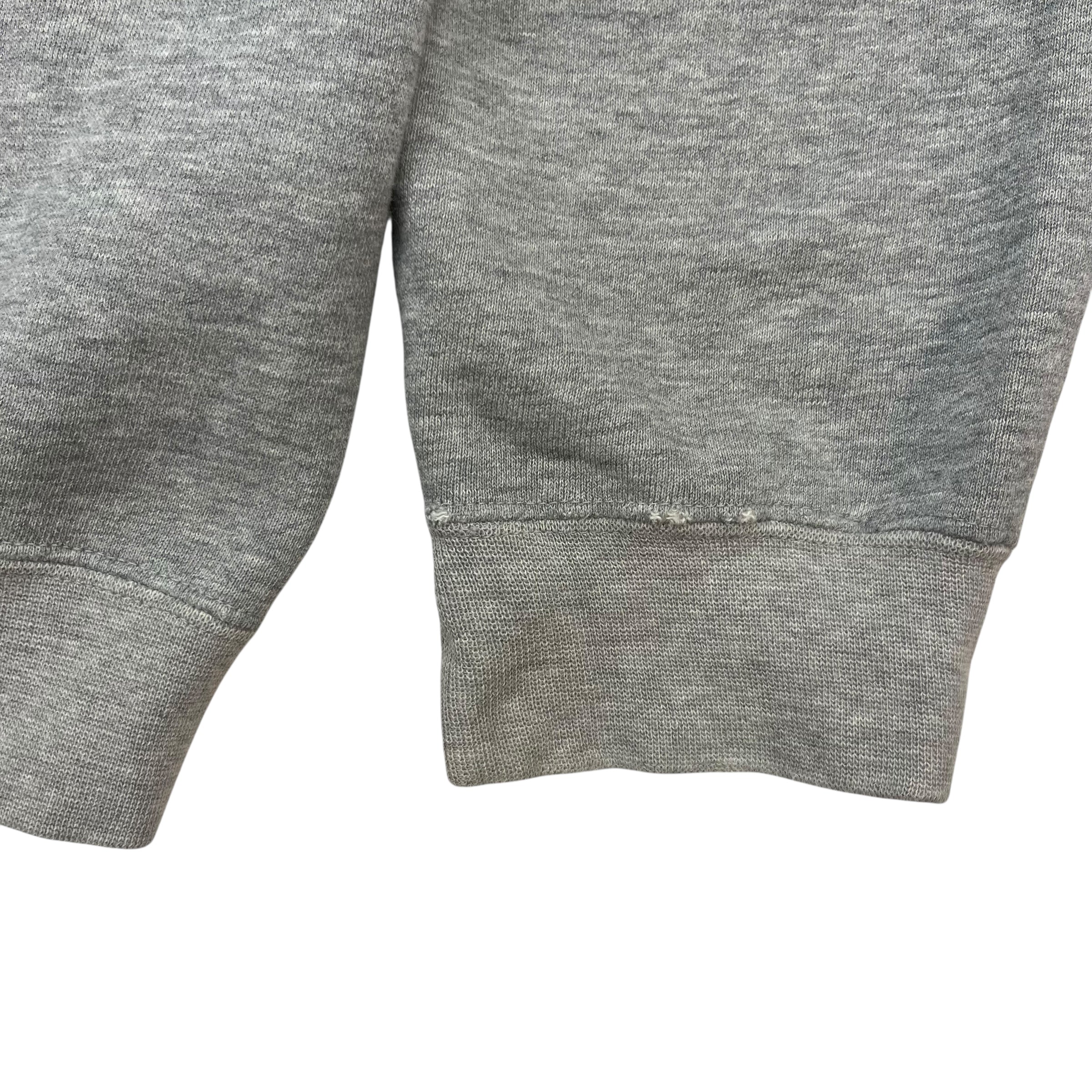 Vintage Nike Blue Swoosh Hoodie Grey