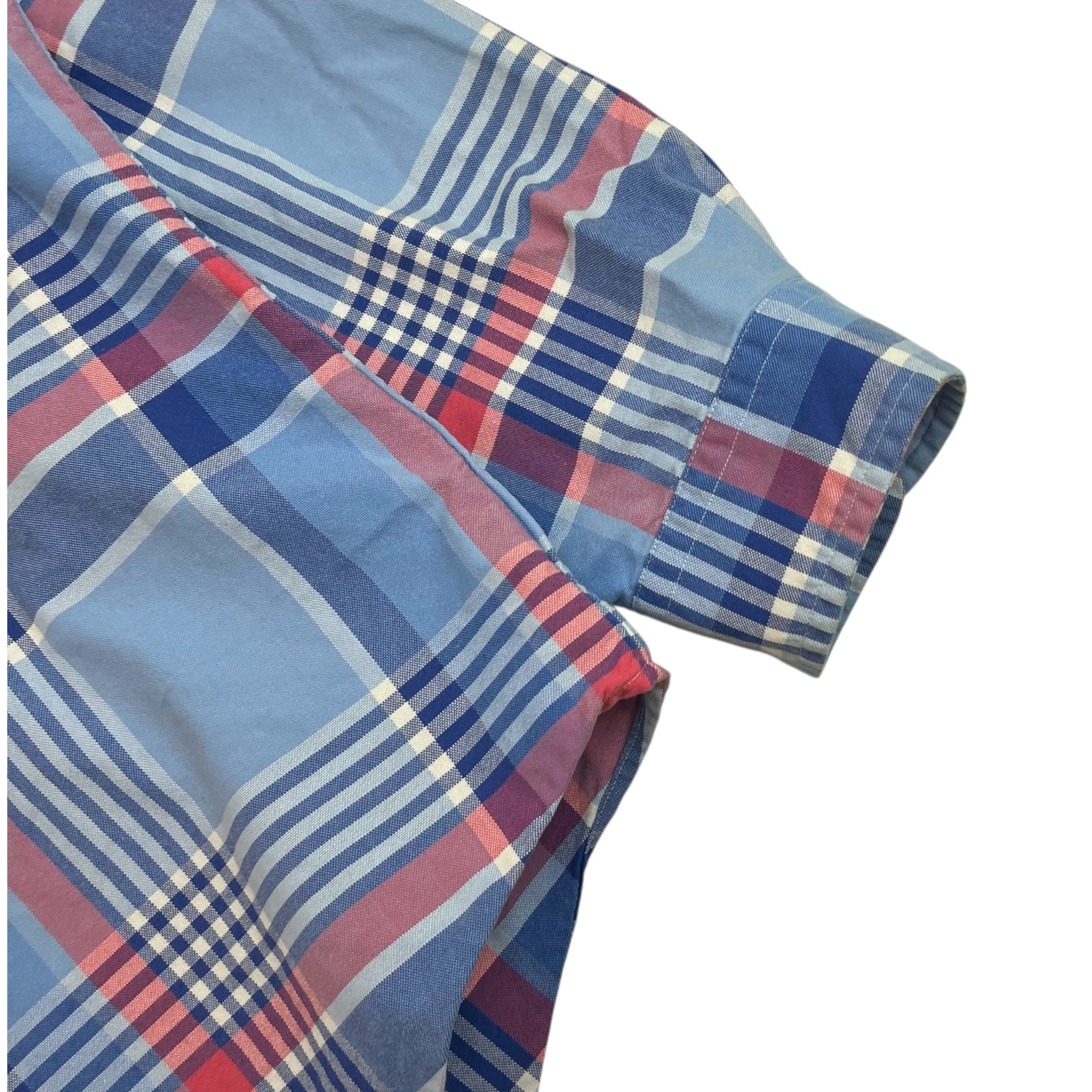 Vintage Polo Ralph Lauren Checked Button Up Shirt Pink/Blue