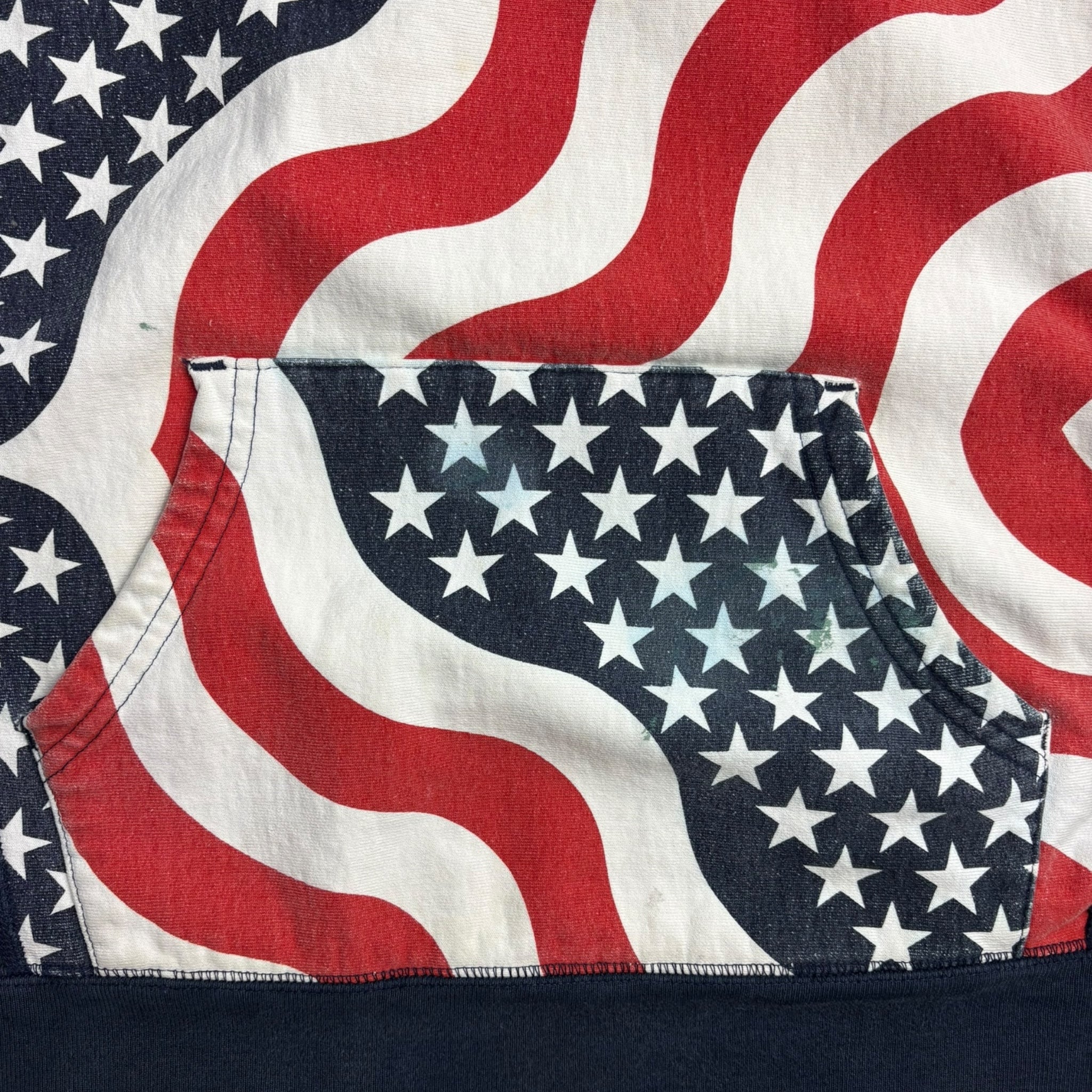 Supreme FW14 American Flag Box Logo Hoodie